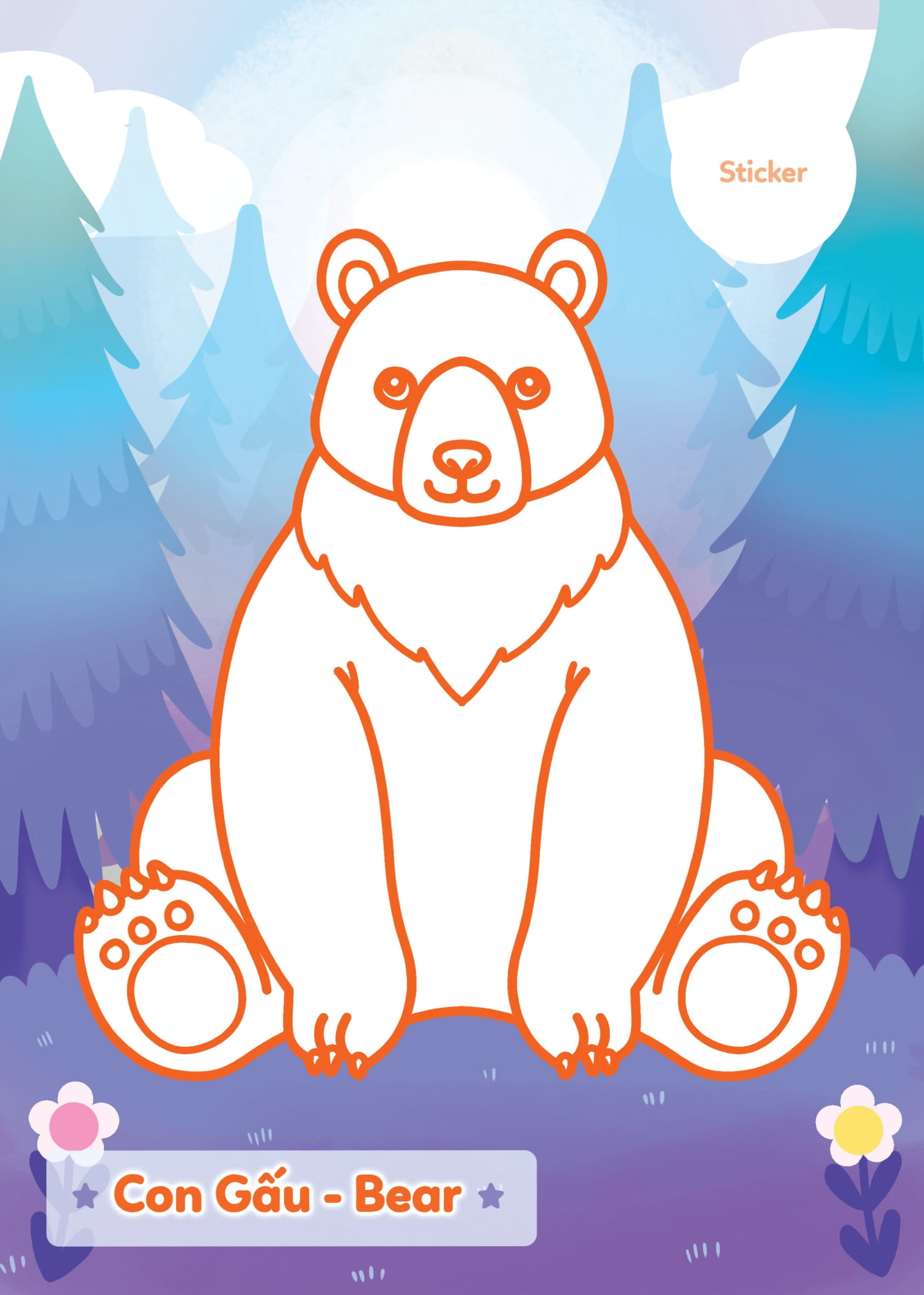 tô màu khám phá - vườn thú ngộ nghĩnh