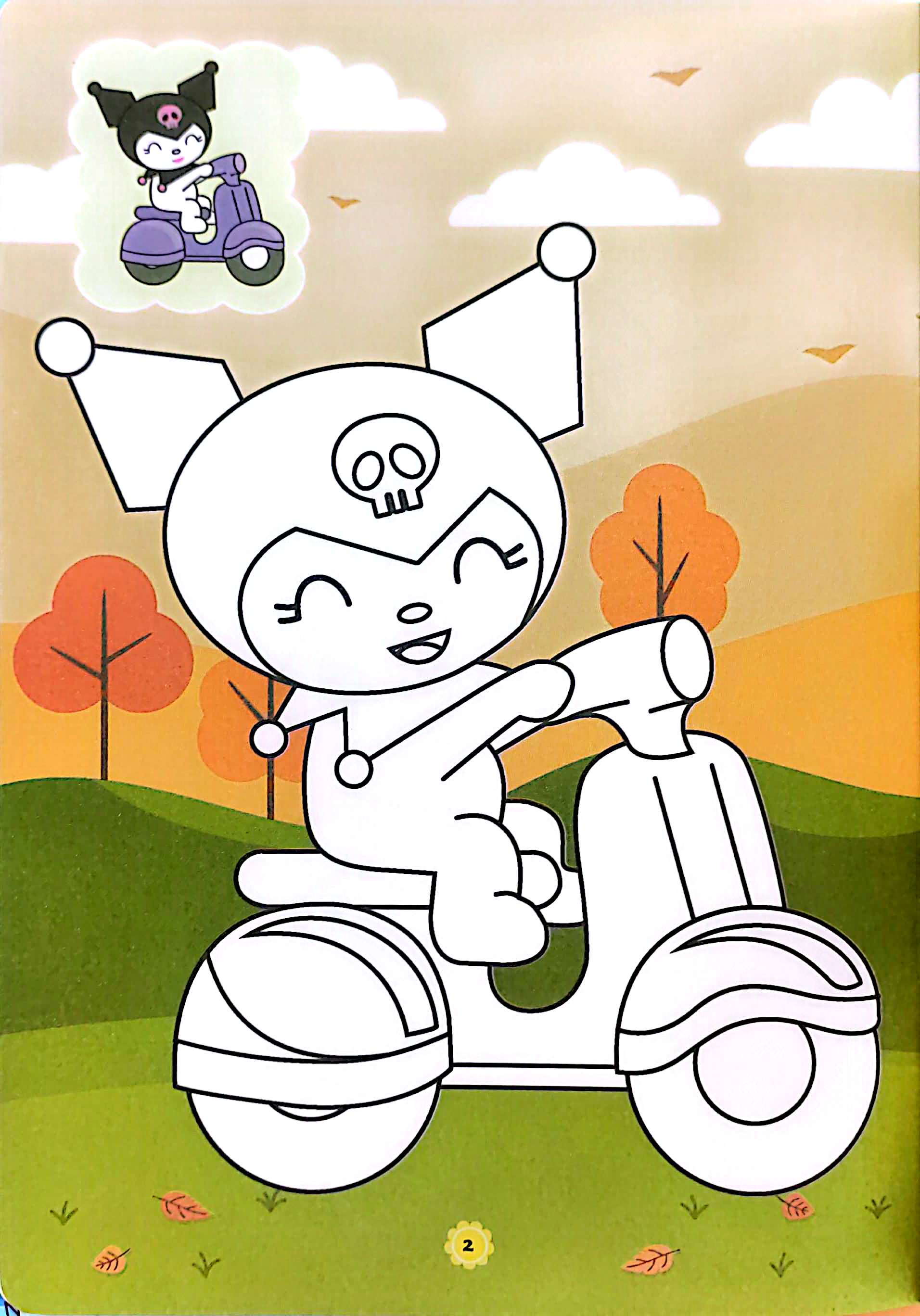 tô màu kuromi và những người bạn 1