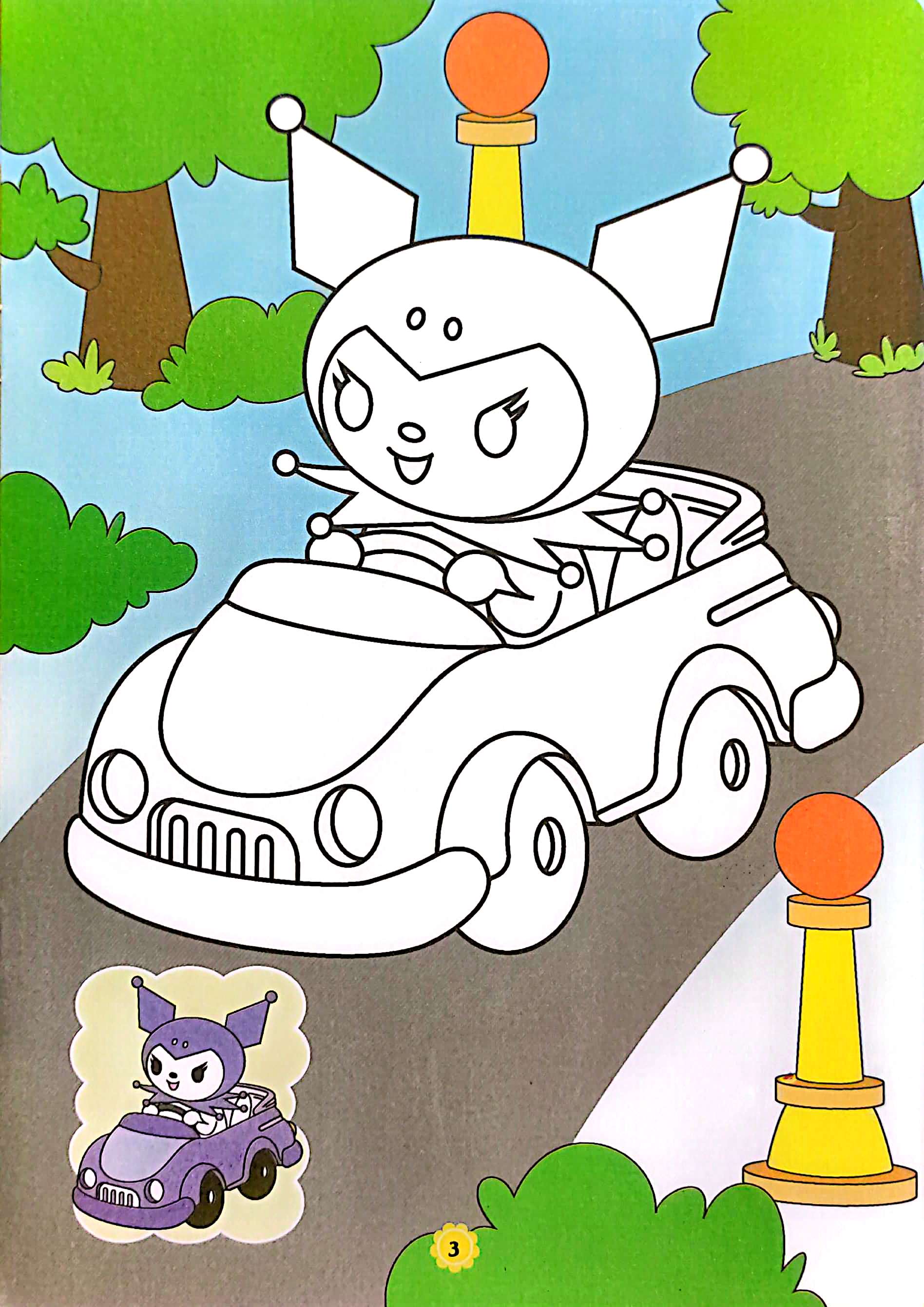 tô màu kuromi và những người bạn 1