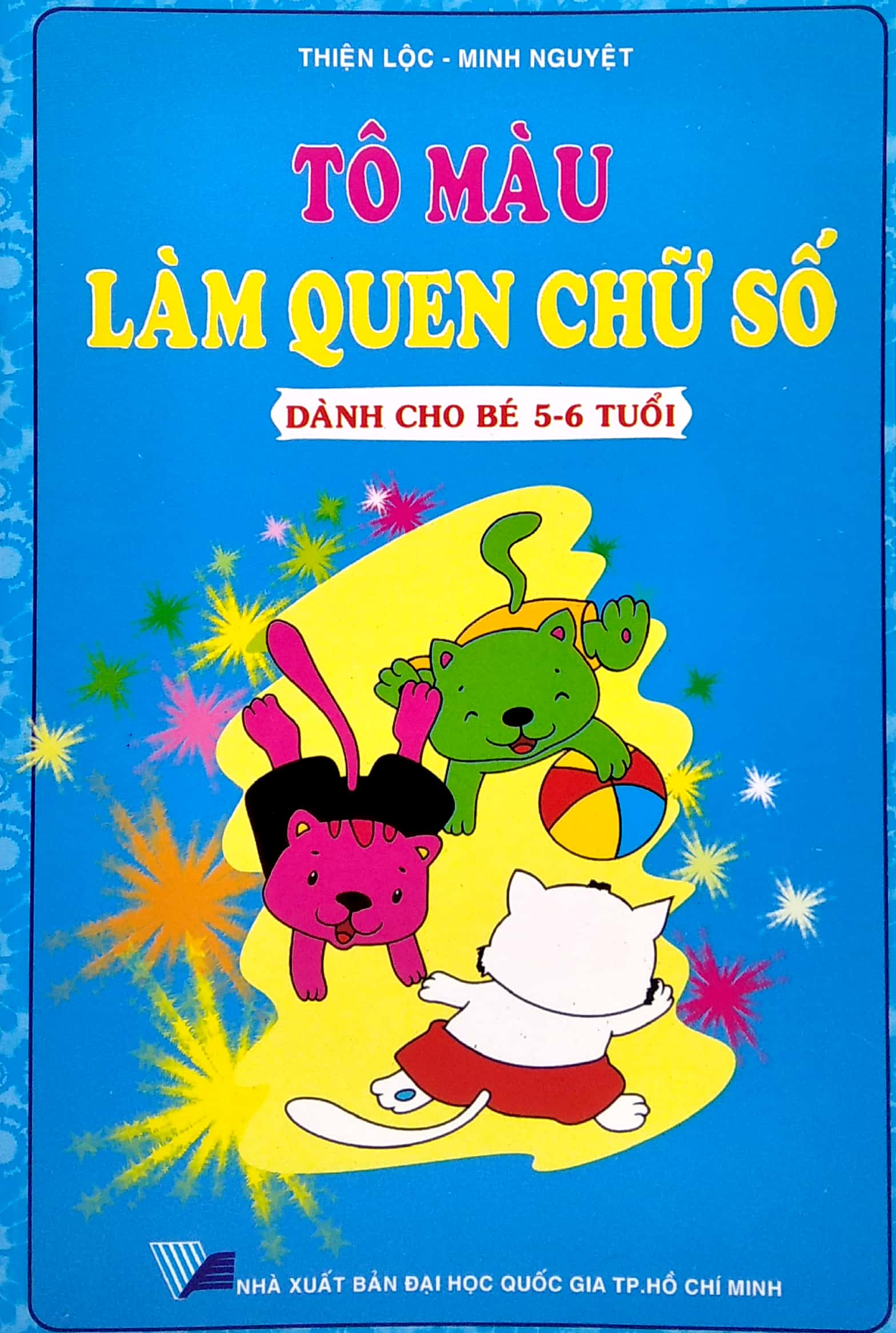 tô màu làm quen chữ số - dành cho bé 5-6 tuổi