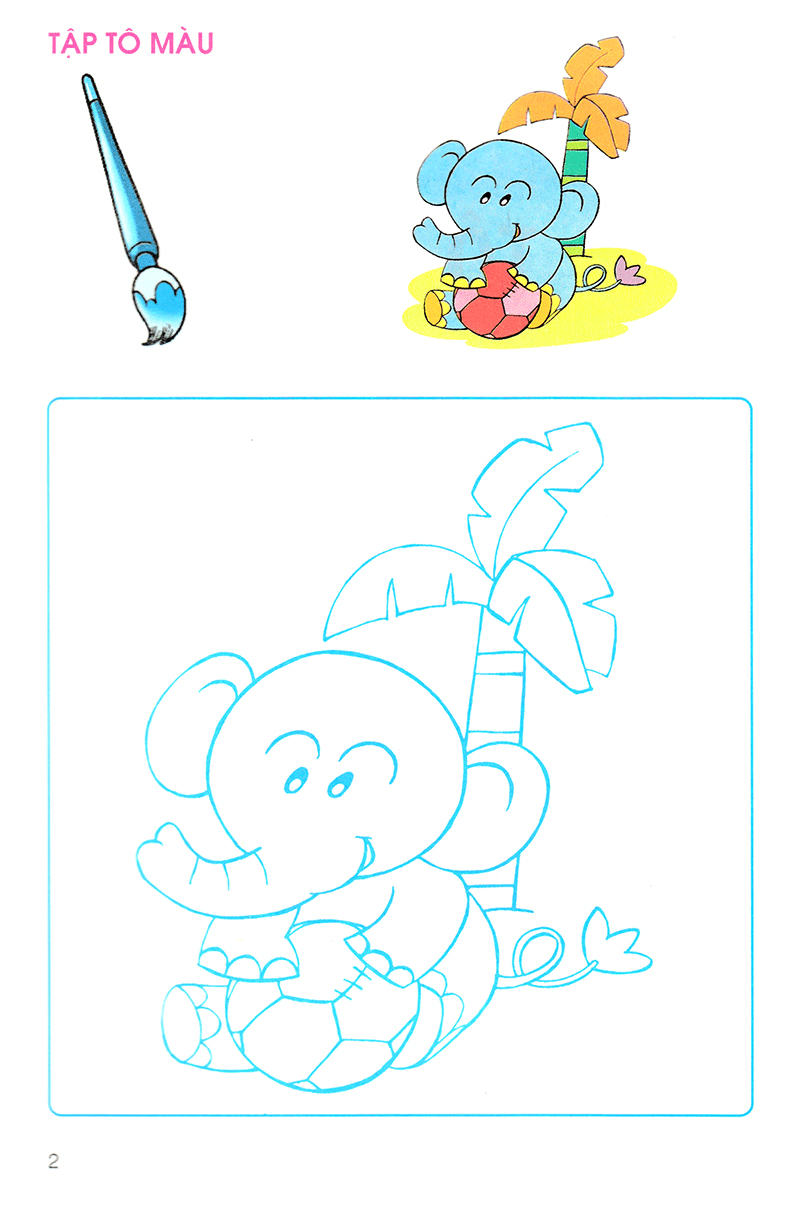 tô màu làm quen với chữ - tập 1 (tái bản 2021)