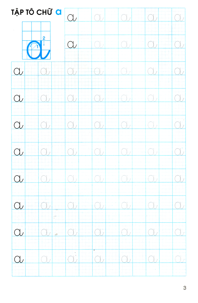 tô màu làm quen với chữ - tập 1 (tái bản 2021)