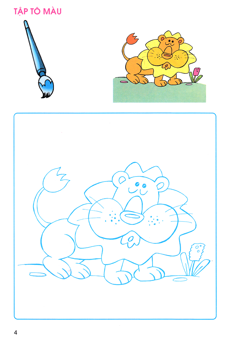 tô màu làm quen với chữ - tập 1 (tái bản 2021)