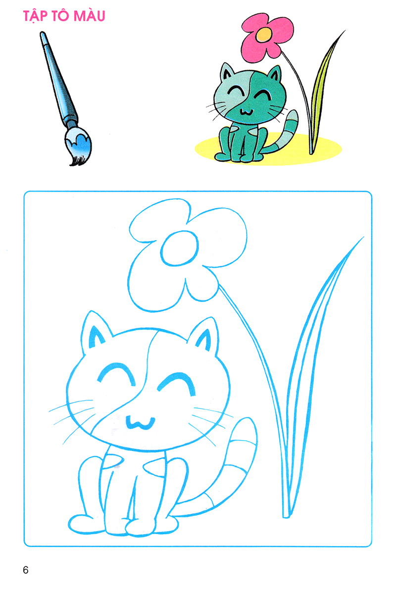 tô màu làm quen với chữ - tập 1 (tái bản 2021)