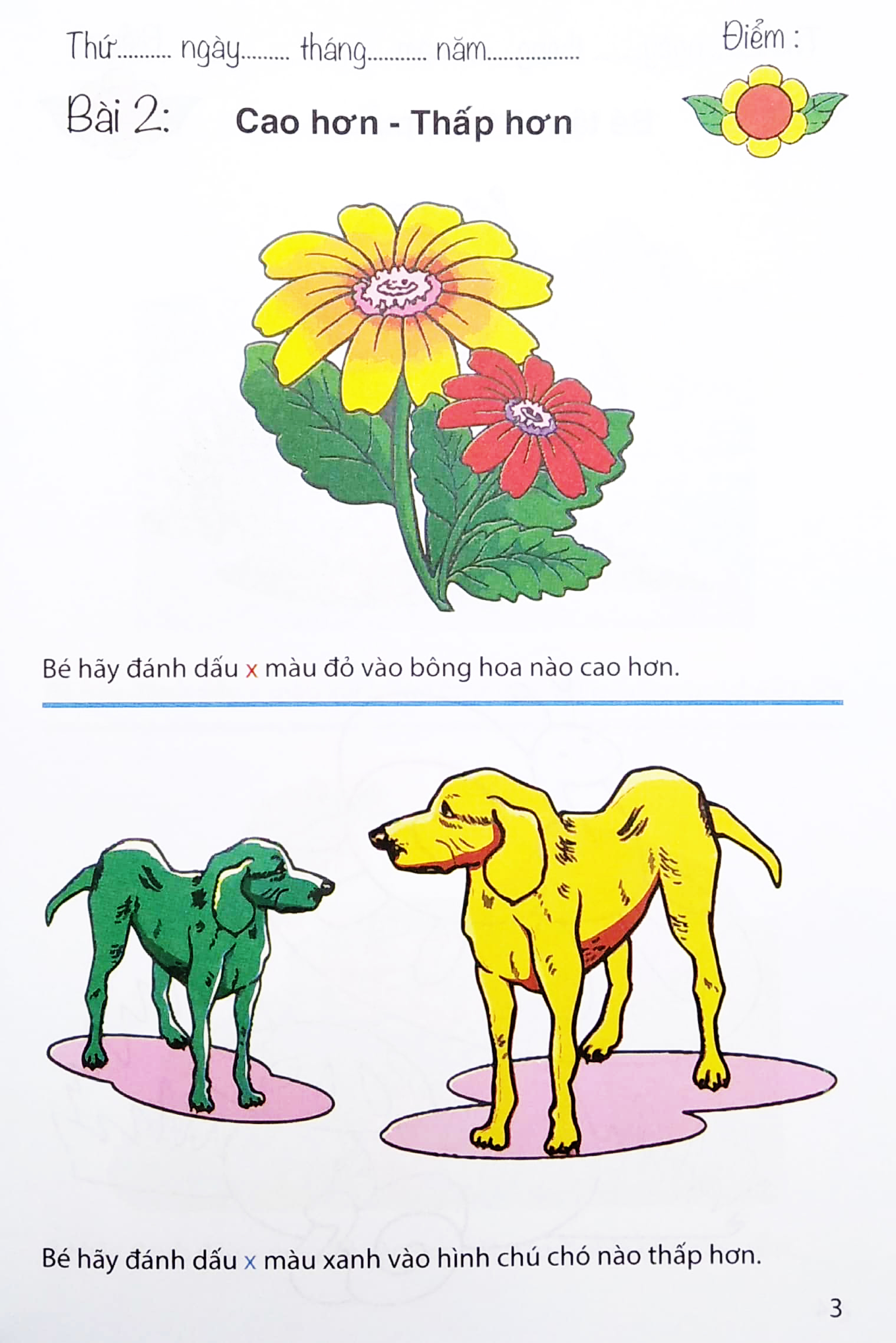 tô màu làm quen với toán - so sánh (dành cho bé 5-6 tuổi)