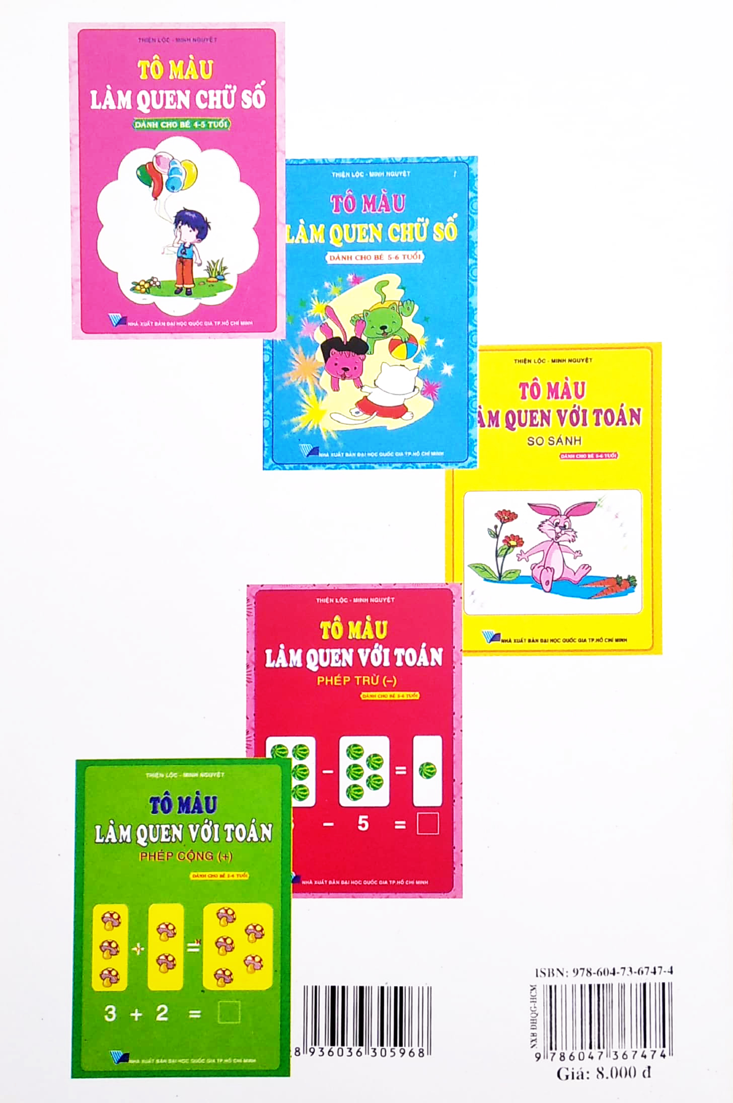 tô màu làm quen với toán - so sánh (dành cho bé 5-6 tuổi)