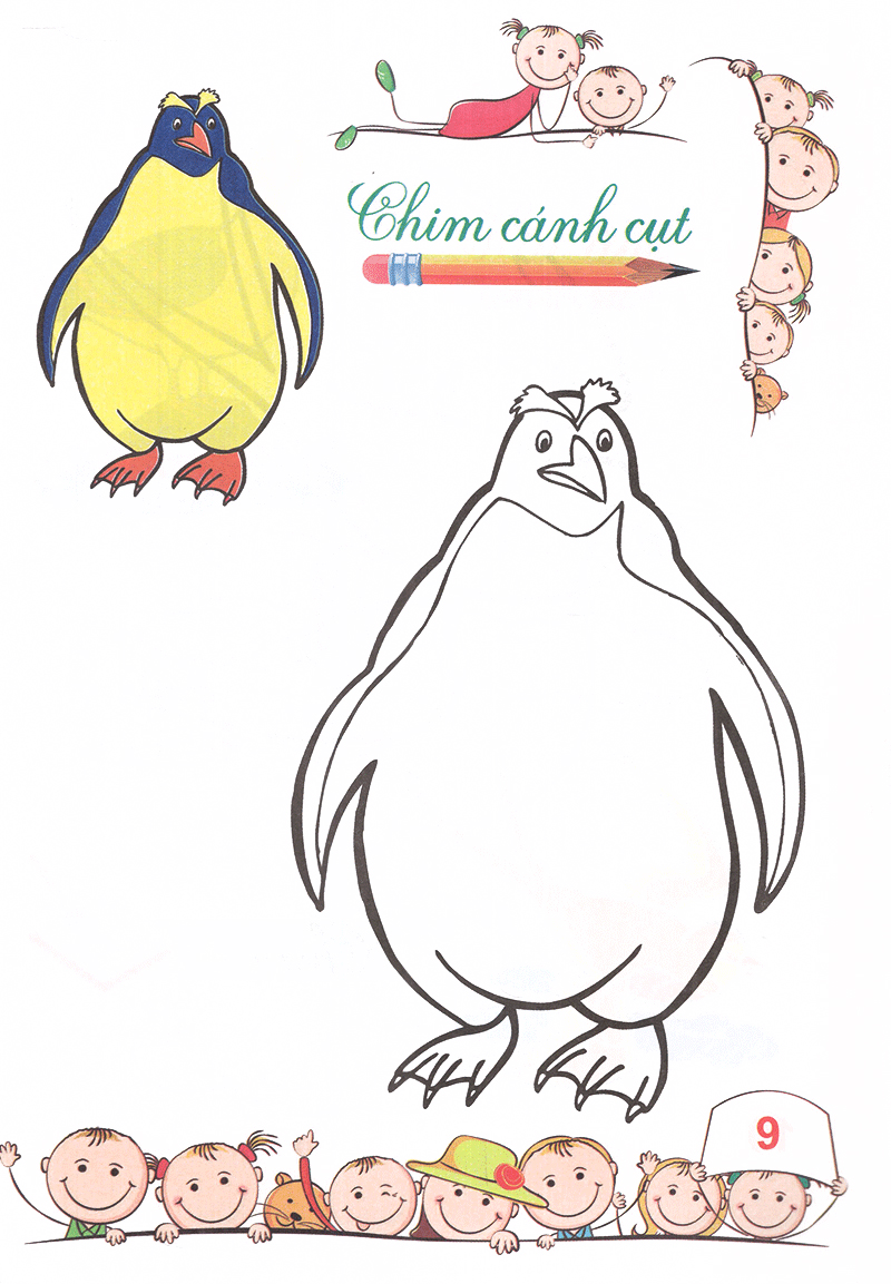 tô màu mẫu giáo - các loài chim (tái bản 2018)