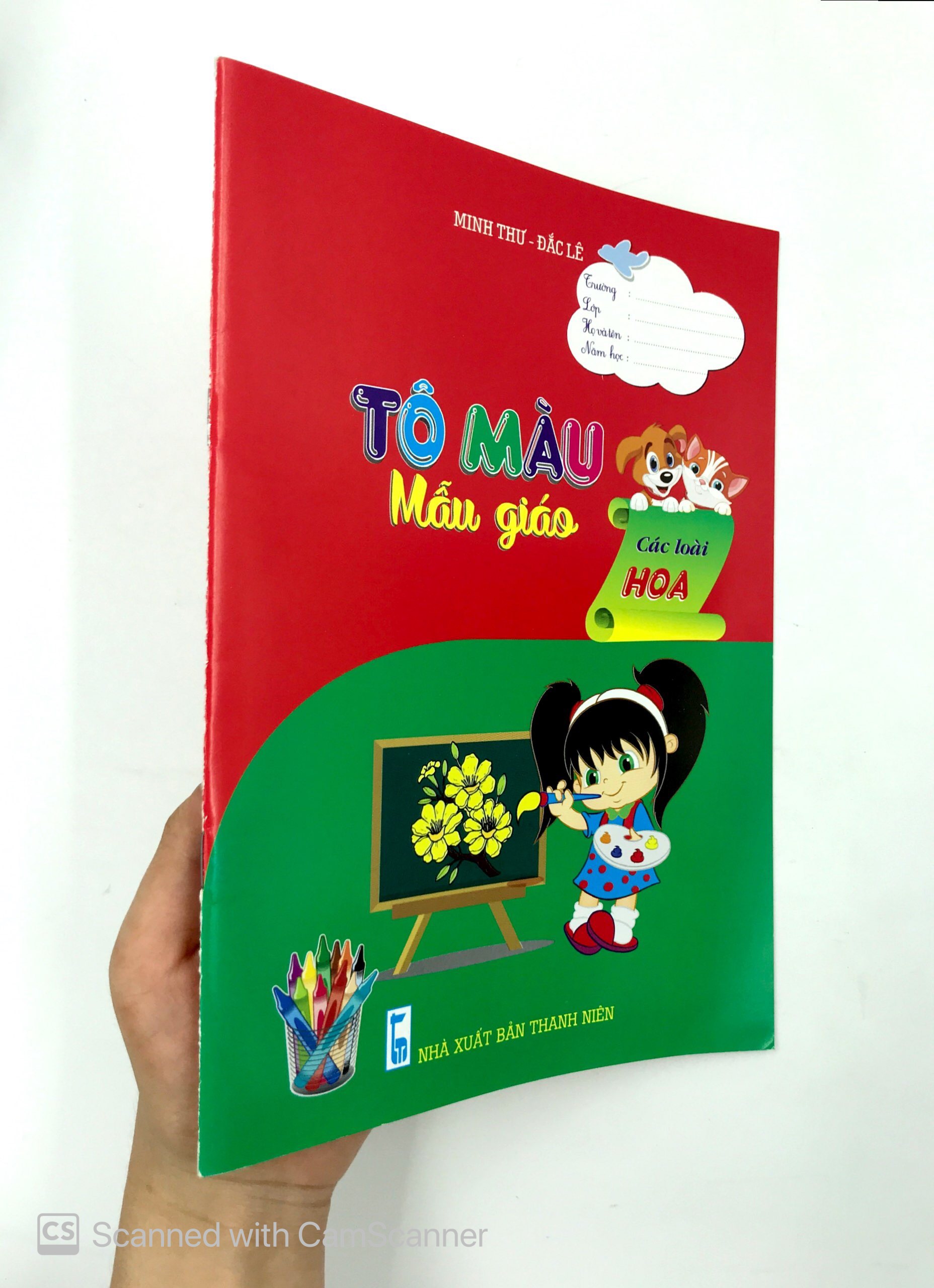 tô màu mẫu giáo - các loài hoa