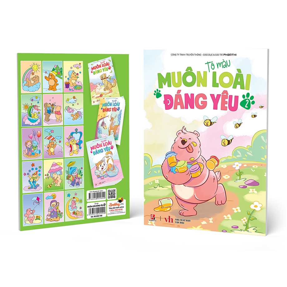 tô màu - muôn loài đáng yêu - tập 2