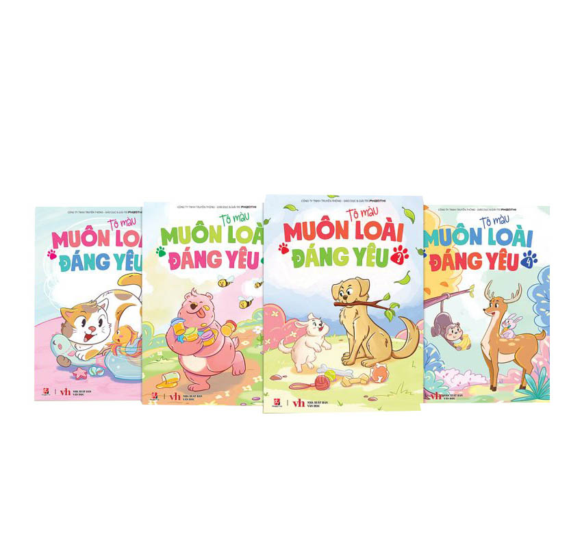 tô màu - muôn loài đáng yêu - tập 4