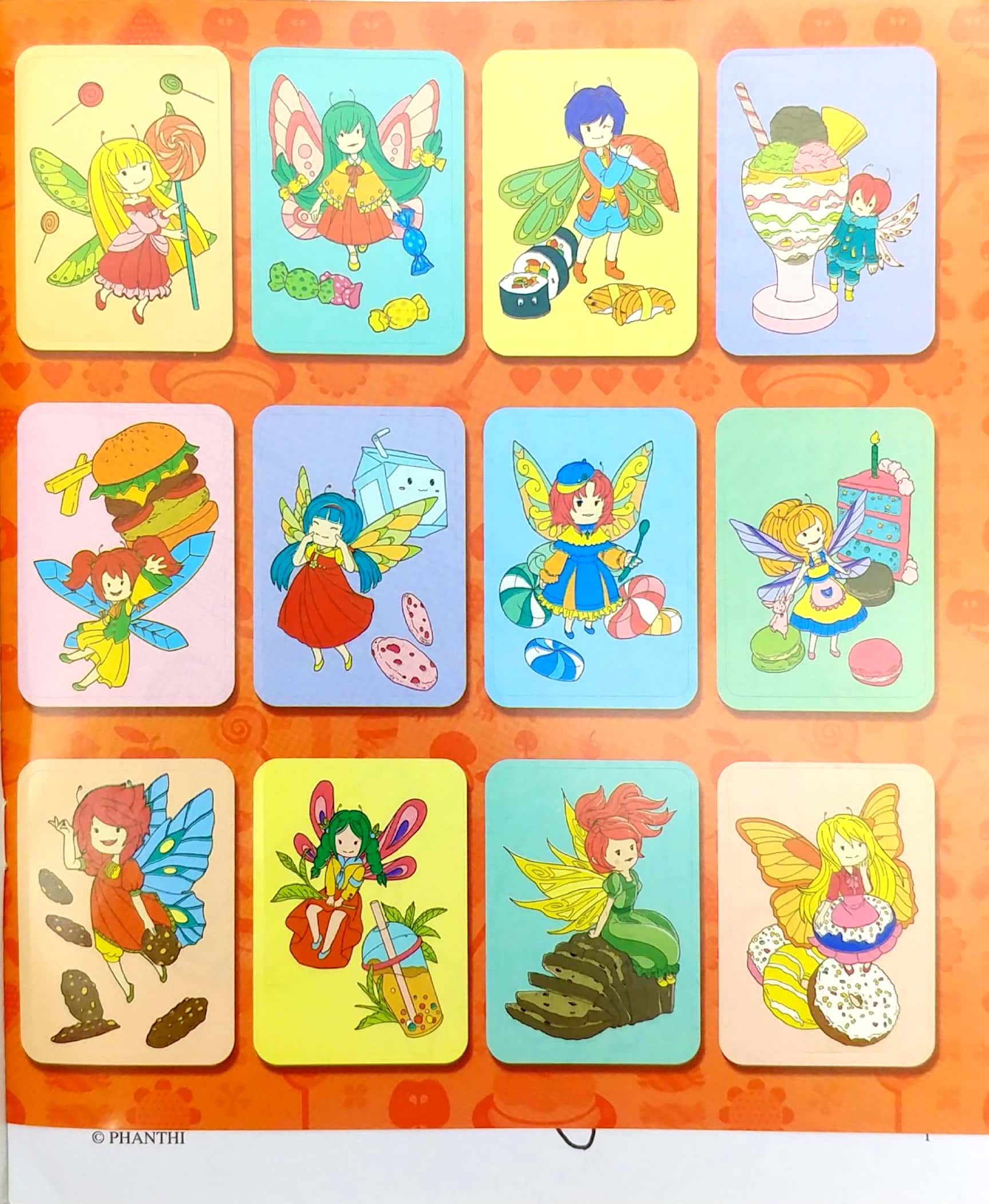 tô màu những nàng tiên tí hon - bé tiên thưởng thức bánh kẹo