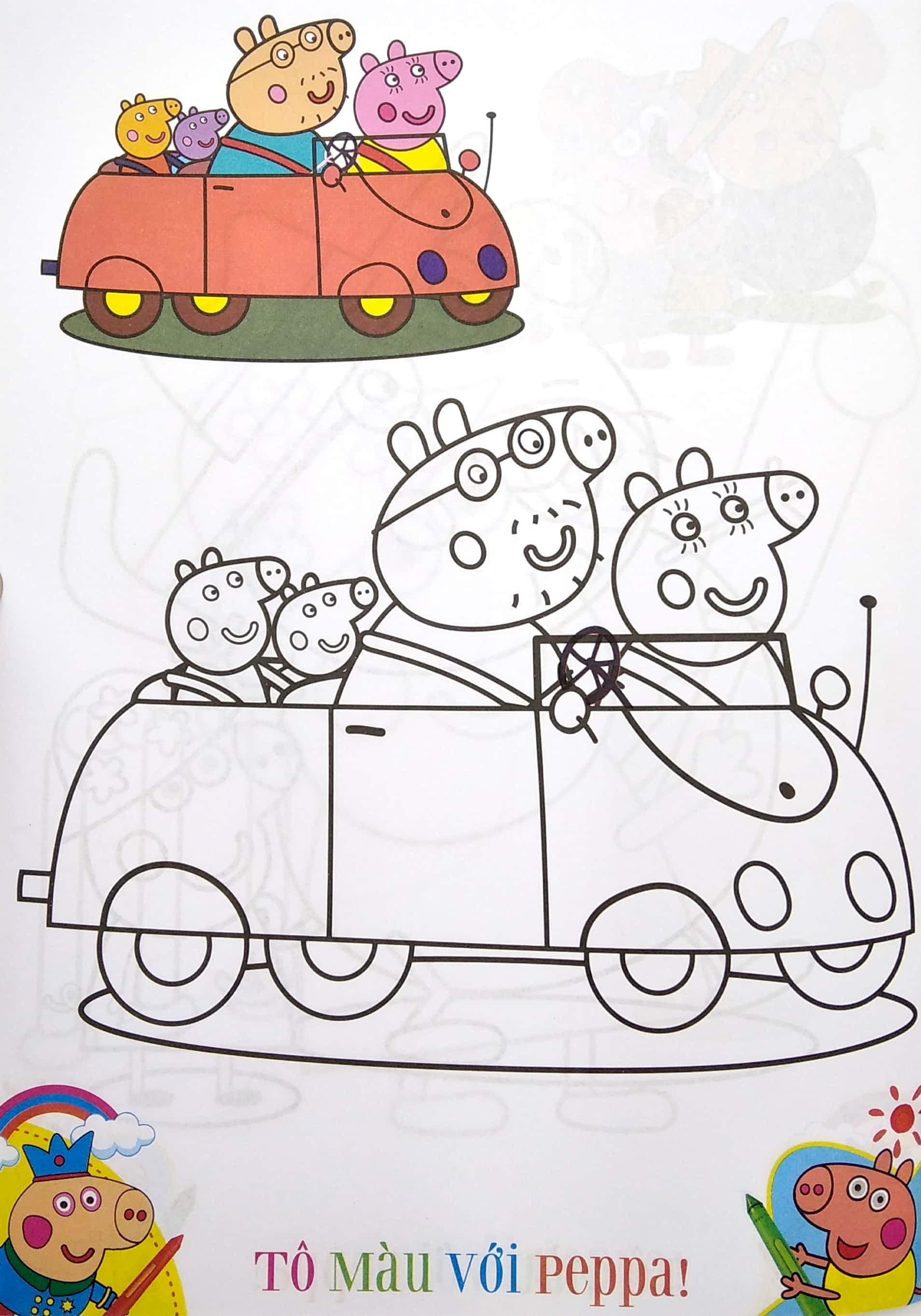 tô màu peppa pig - tập 3 (tái bản 2024)