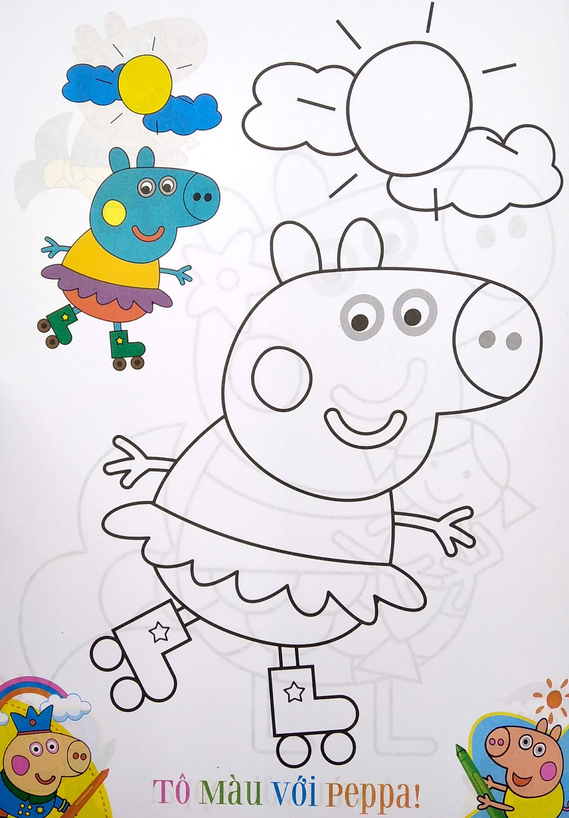tô màu peppa pig - tập 4 (tái bản 2024)