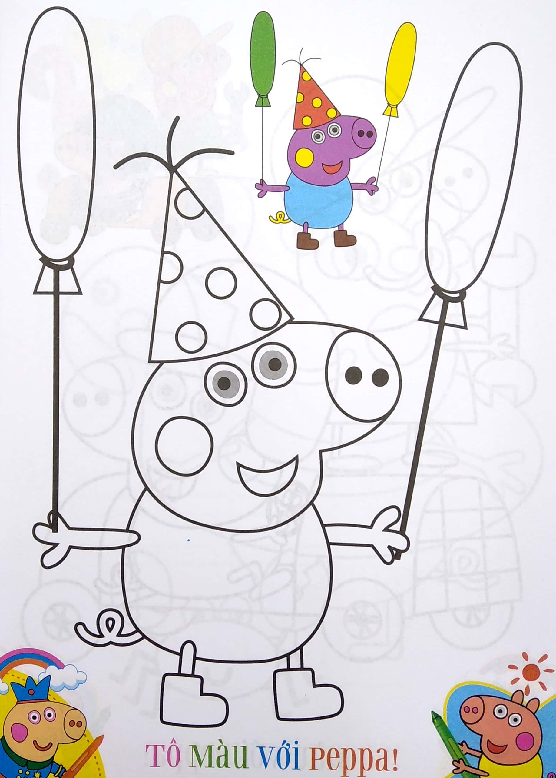 tô màu peppa pig - tập 4 (tái bản 2024)