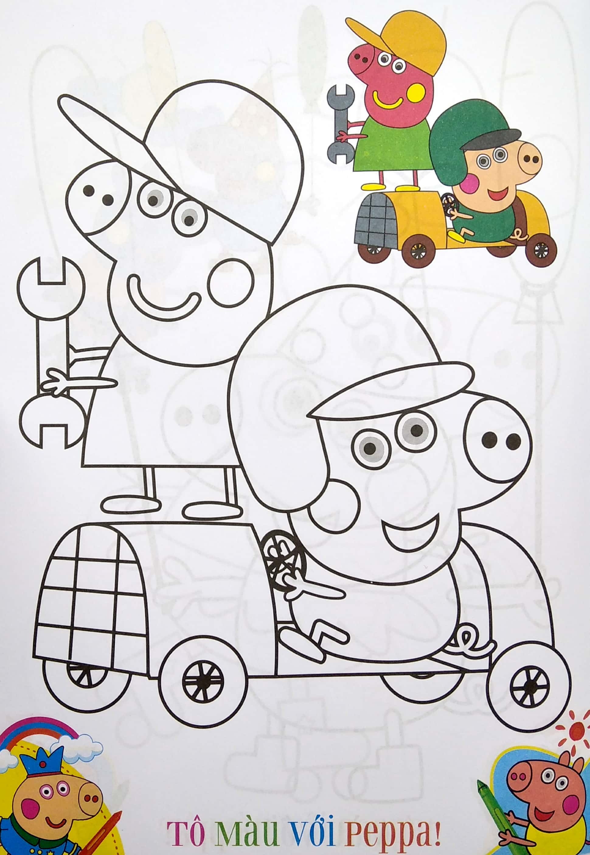 tô màu peppa pig - tập 4 (tái bản 2024)