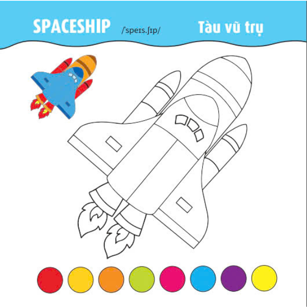 tô màu phát triển iq-eq-cq - song ngữ anh-việt - ôtô-tàu thuyền-máy bay - tập 2