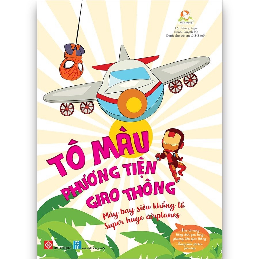 tô màu phương tiện giao thông - máy bay siêu khổng lồ - super huge airplanes