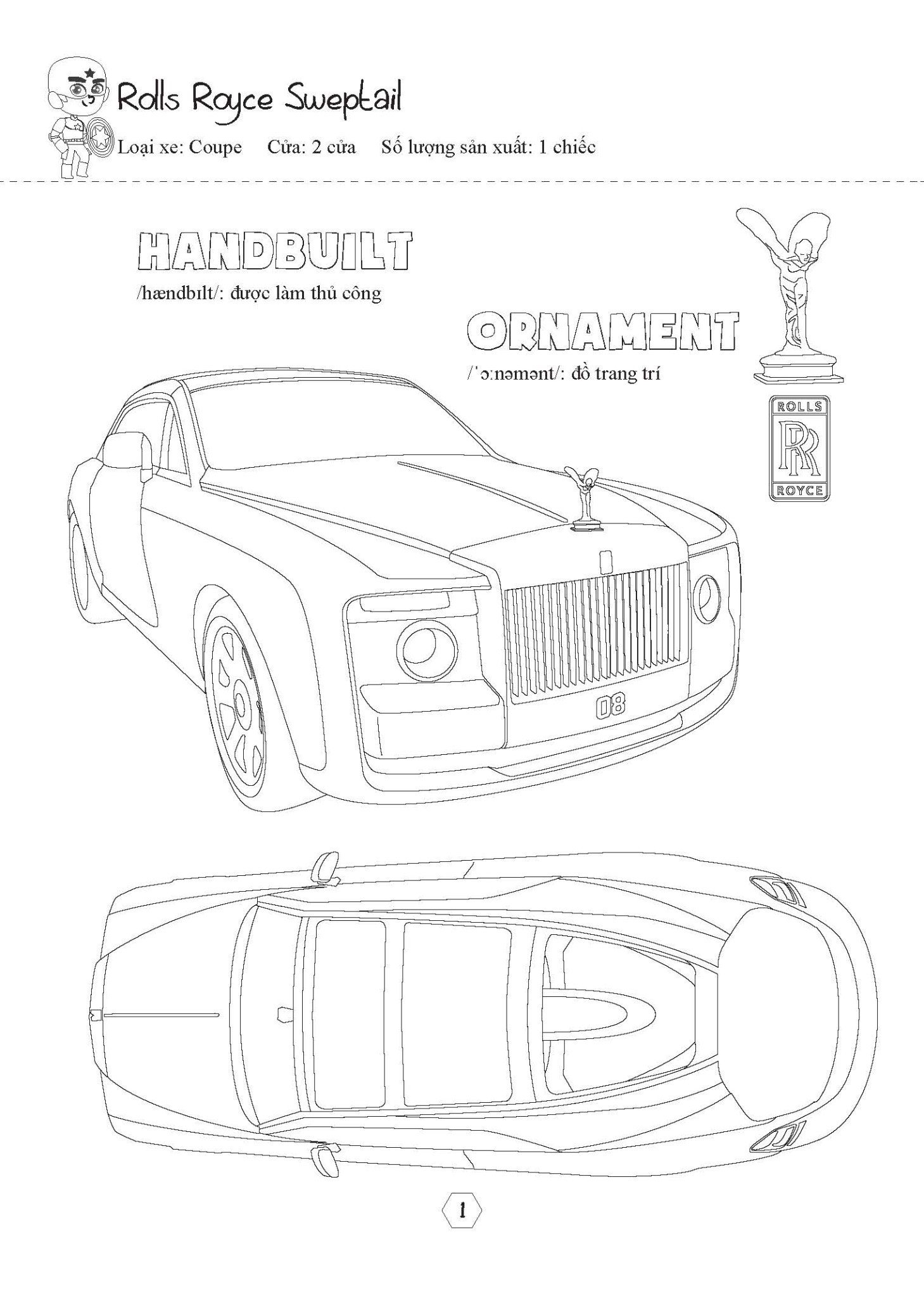 tô màu phương tiện giao thông - siêu xe cực ngầu - super cool super cars