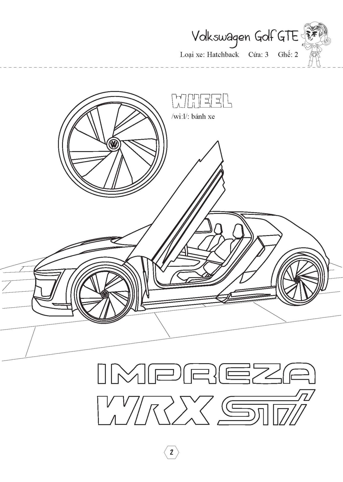 tô màu phương tiện giao thông - xe thể thao siêu tốc độ - speedy sport cars