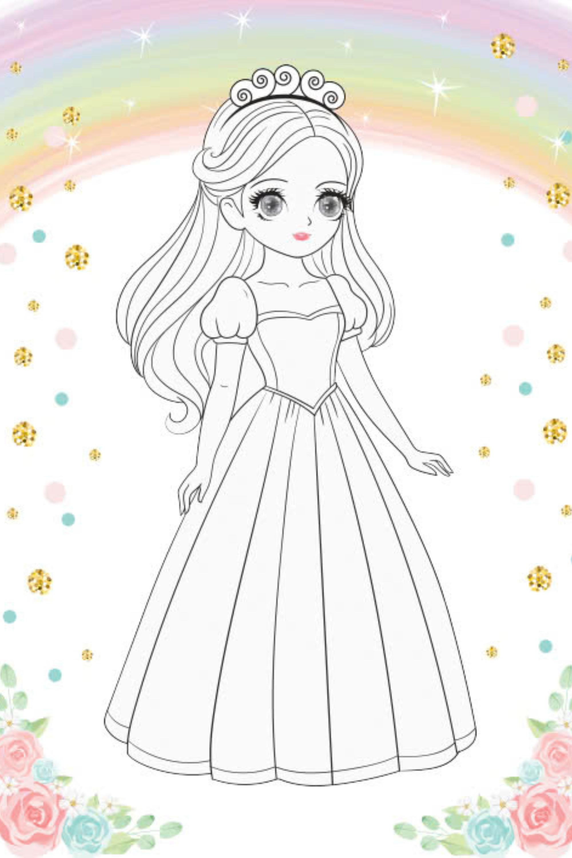 tô màu princess - công chúa cá tính