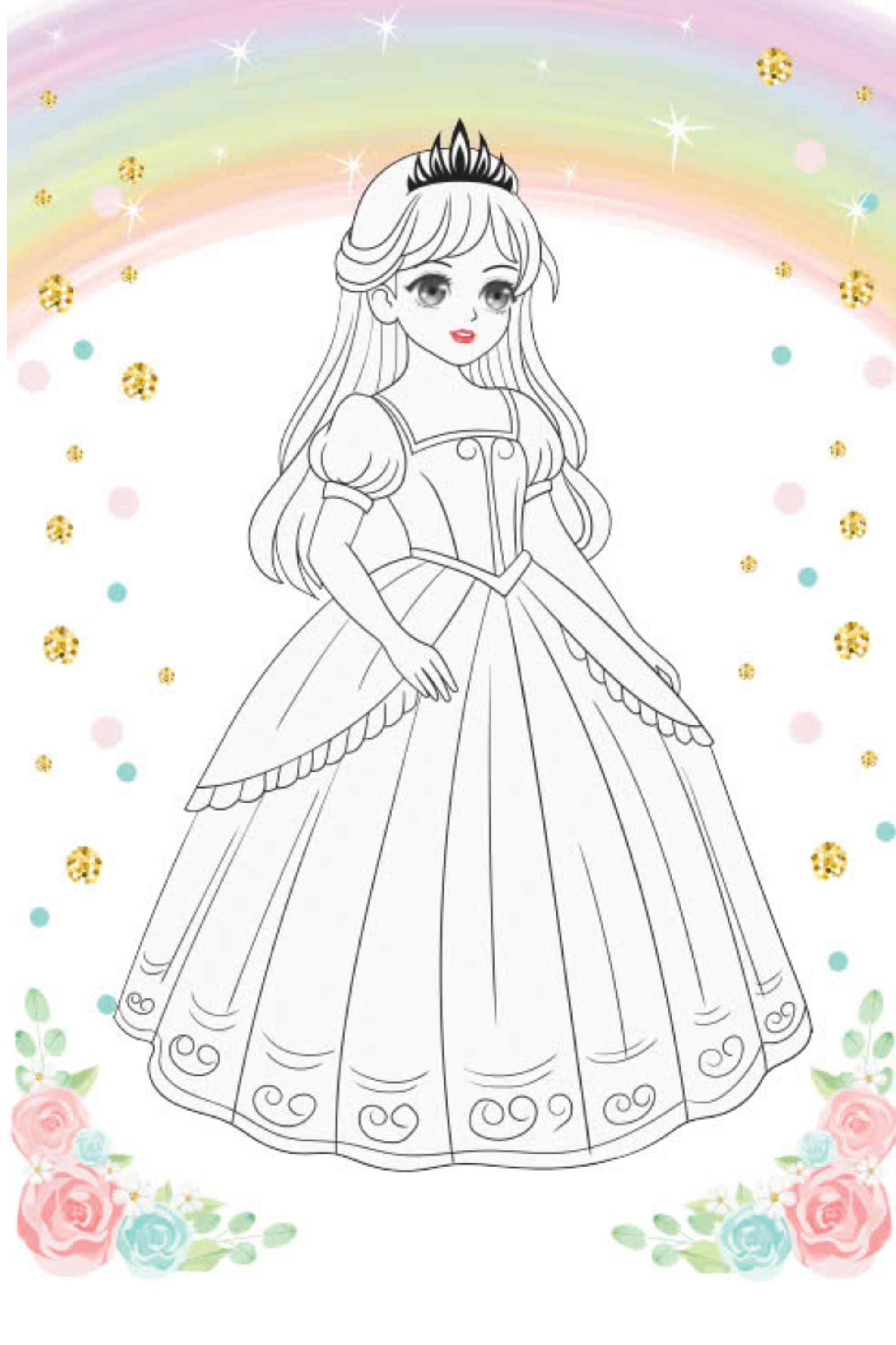 tô màu princess - công chúa cá tính