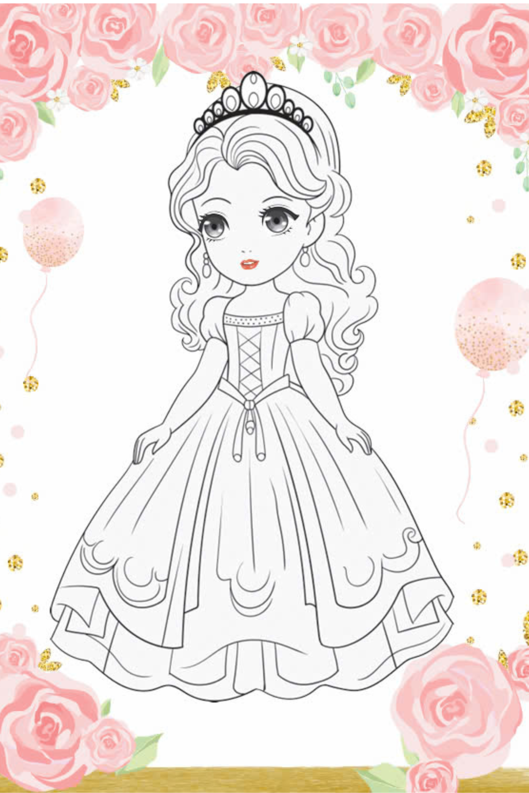 tô màu princess - công chúa kiêu sa