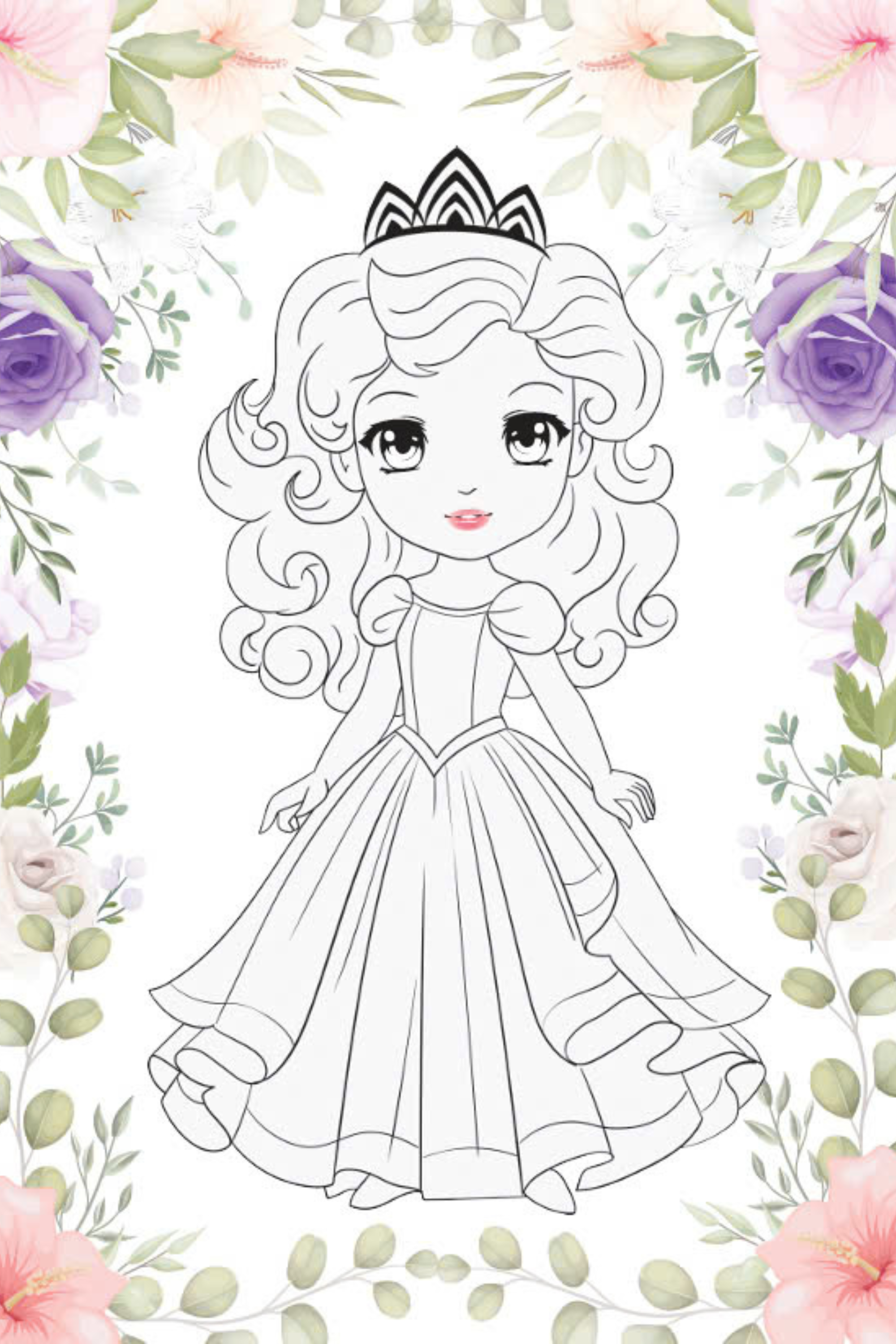 tô màu princess - công chúa kiêu sa