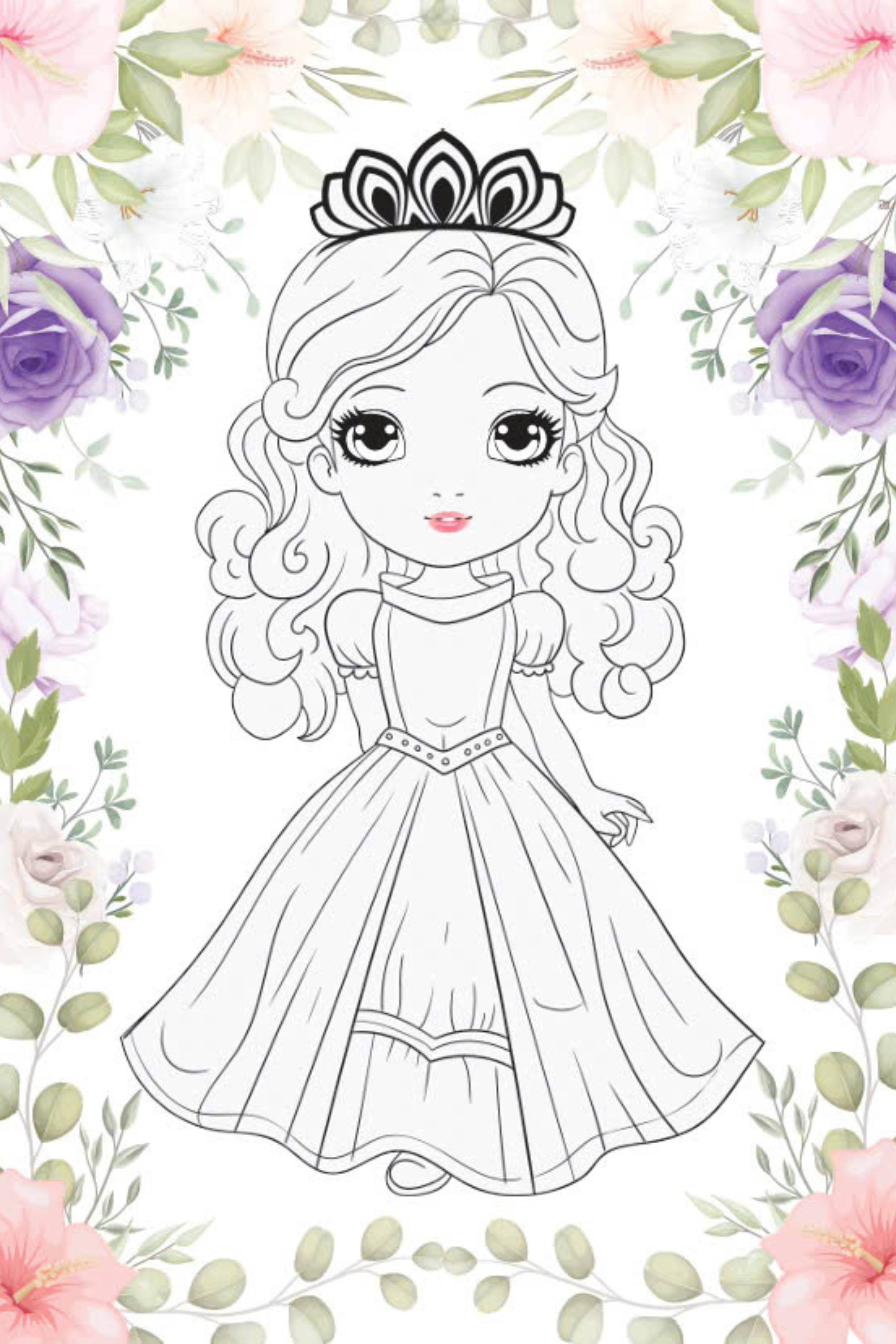 tô màu princess - công chúa kiêu sa