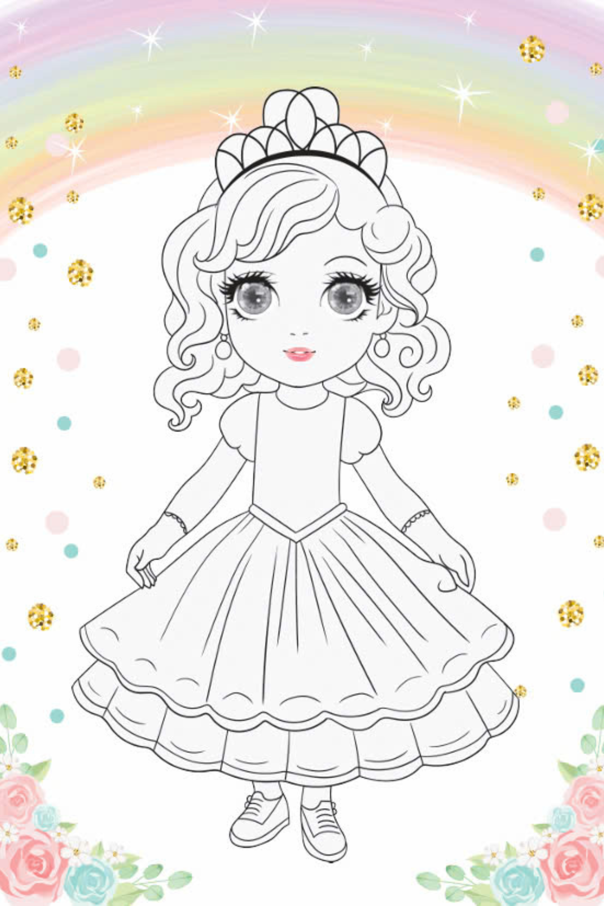 tô màu princess - công chúa kiêu sa