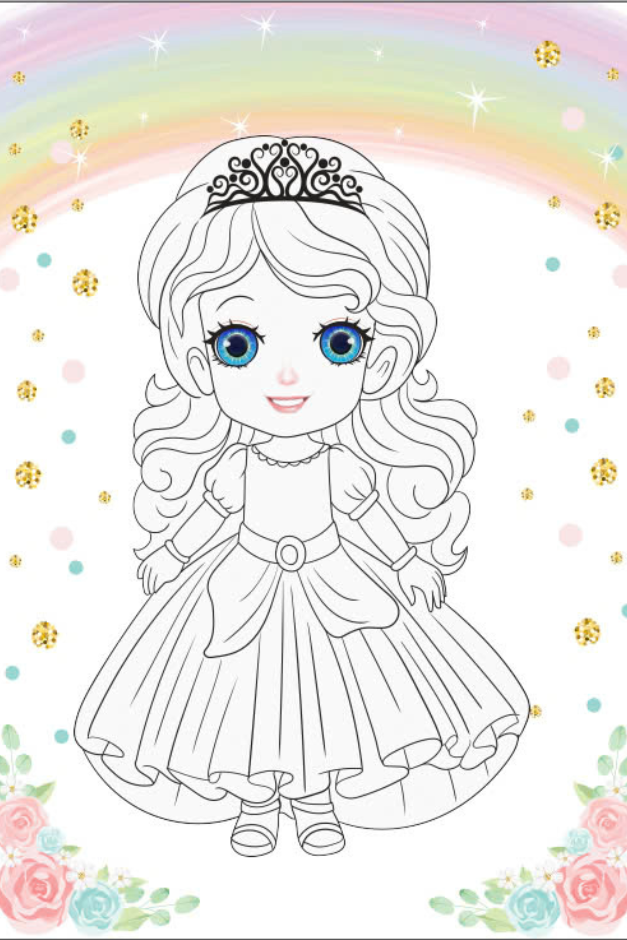 tô màu princess - công chúa lộng lẫy