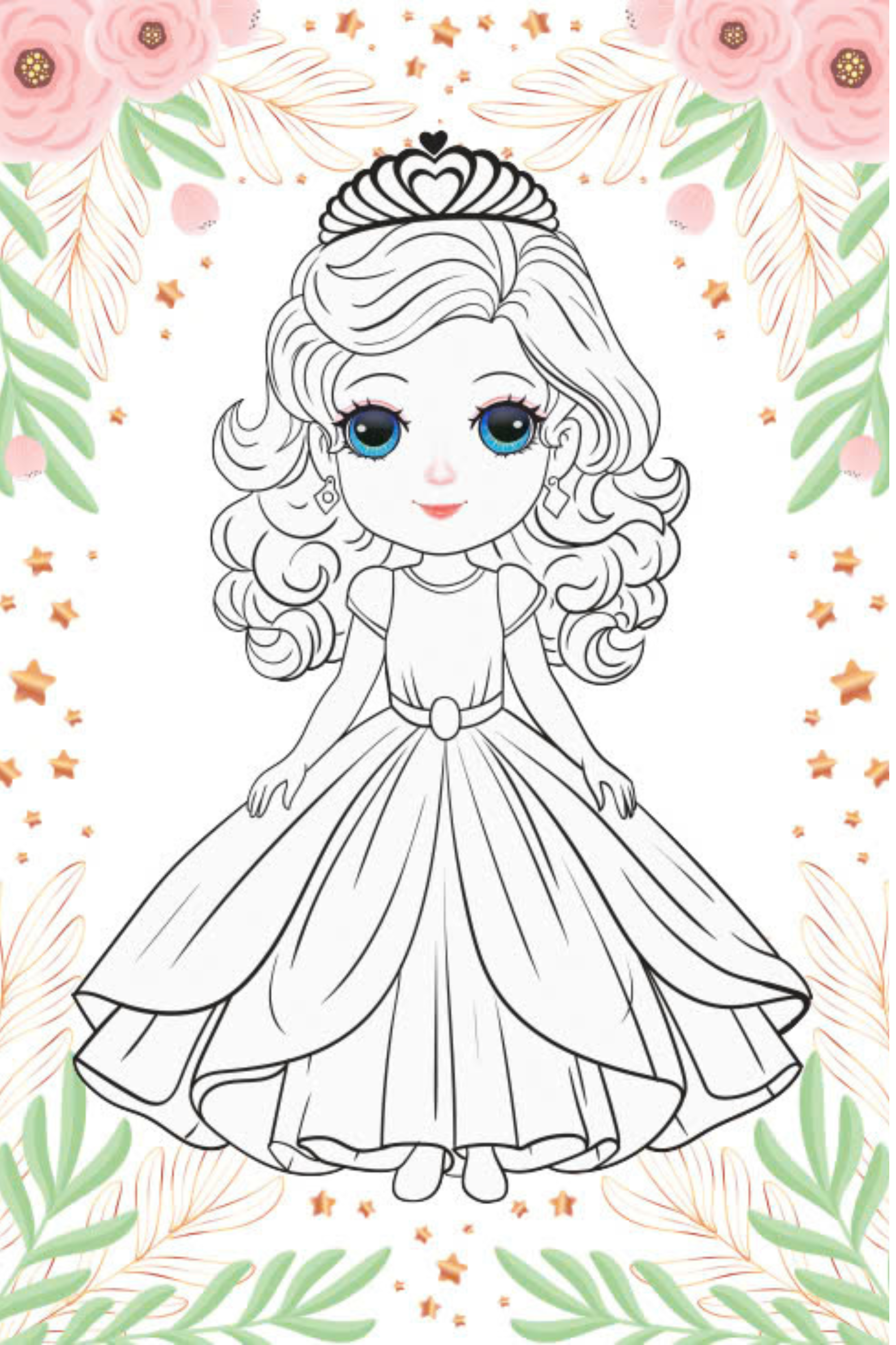 tô màu princess - công chúa lộng lẫy