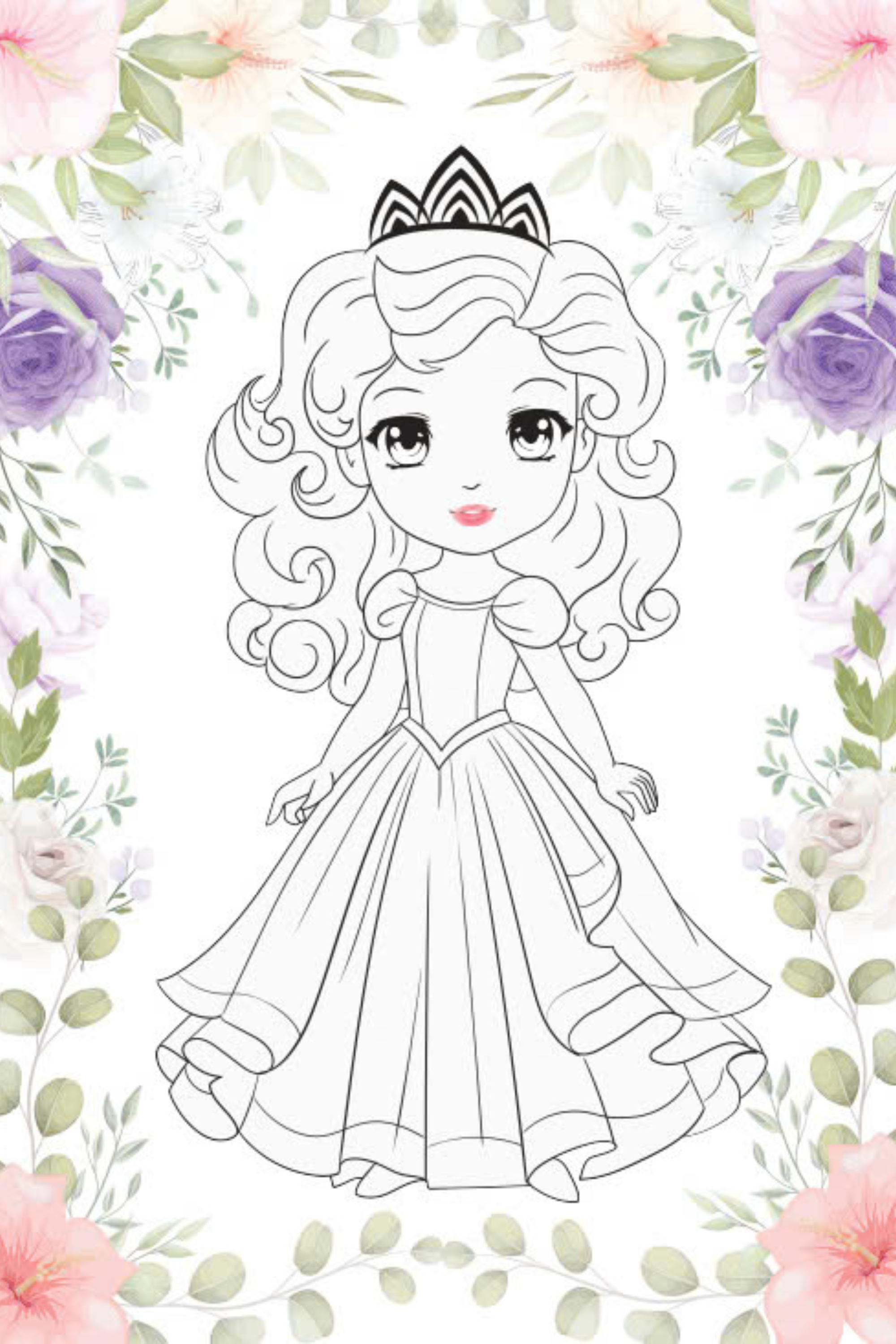 tô màu princess - công chúa sành điệu