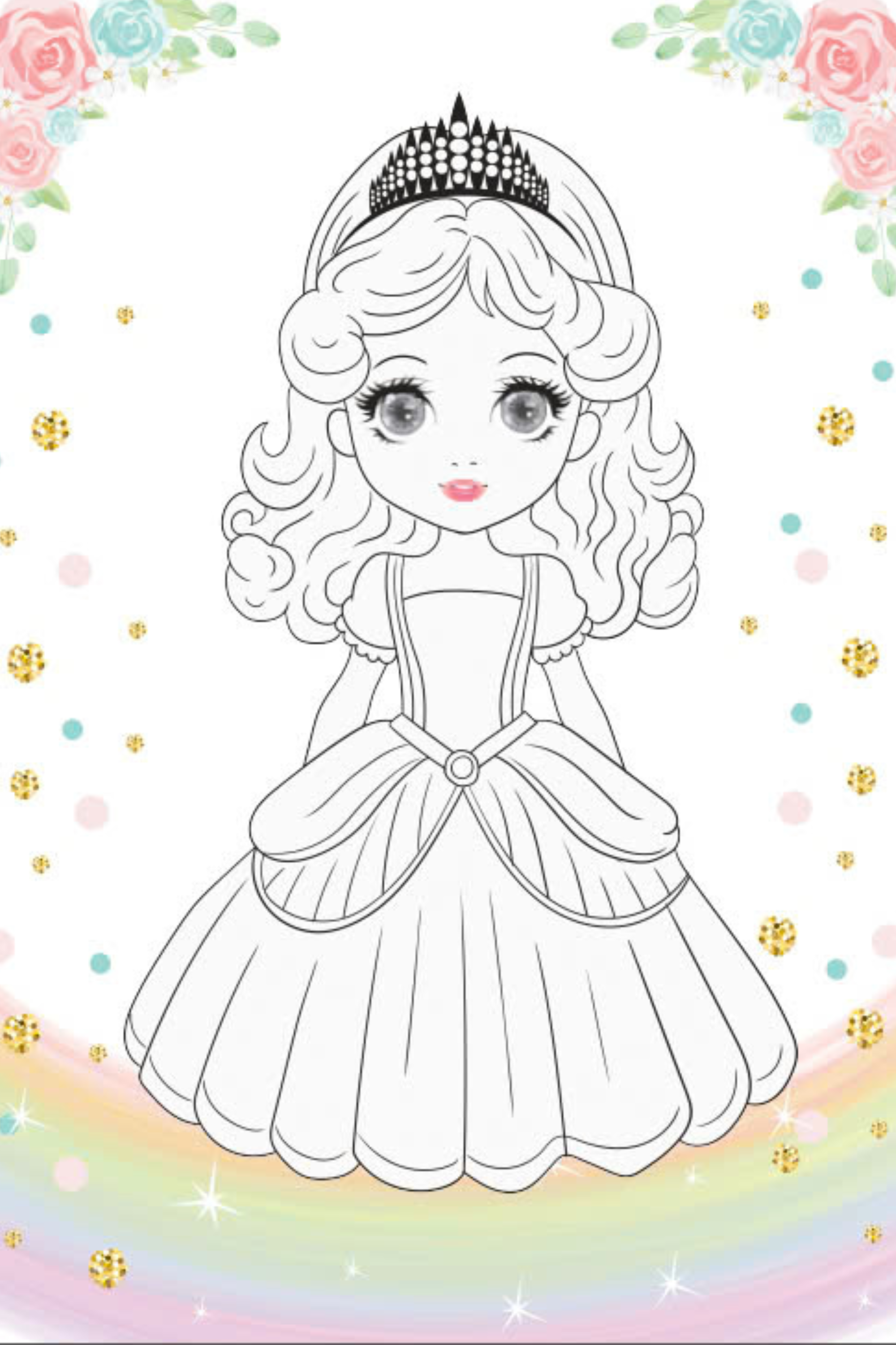 tô màu princess - công chúa sành điệu