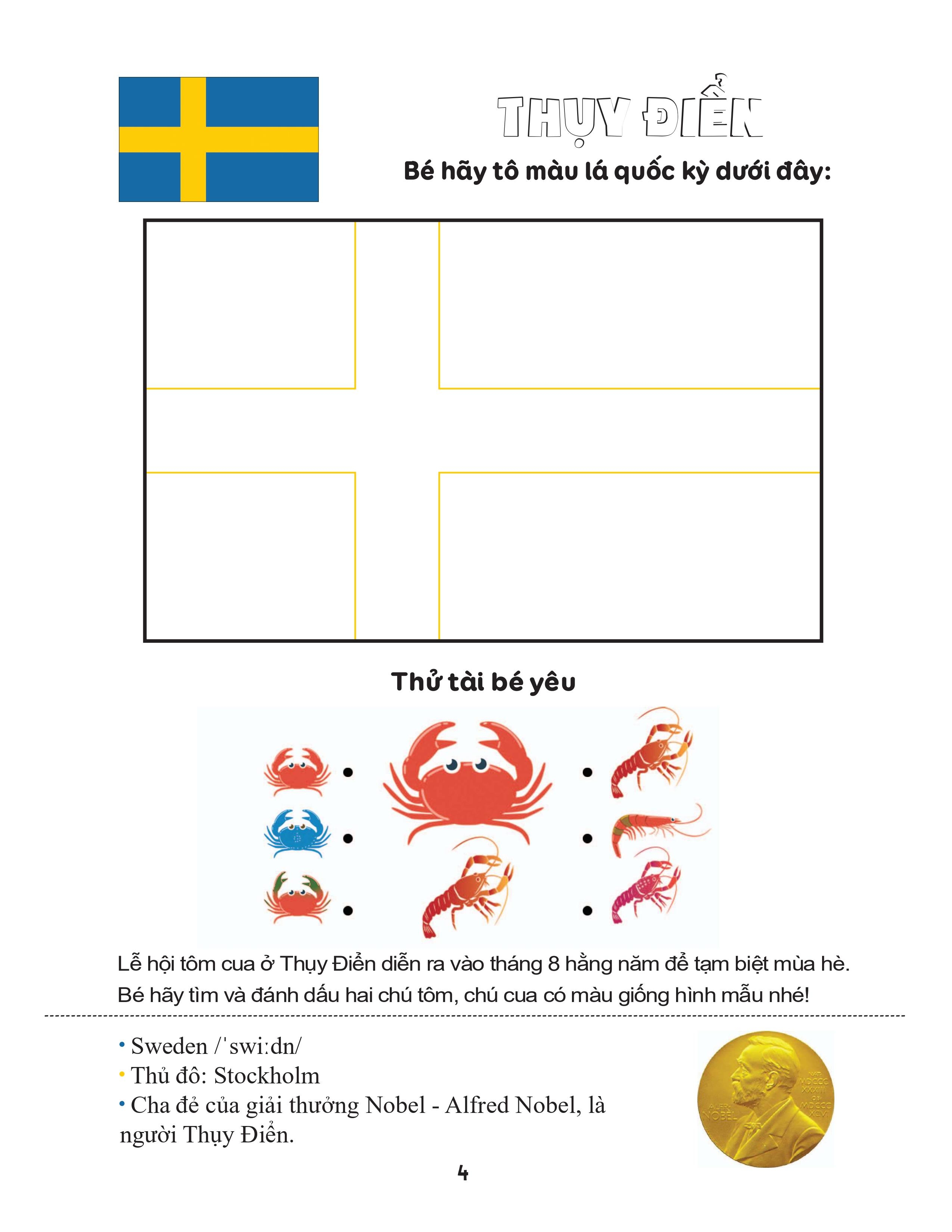 tô màu quốc kỳ (bộ 3 cuốn)