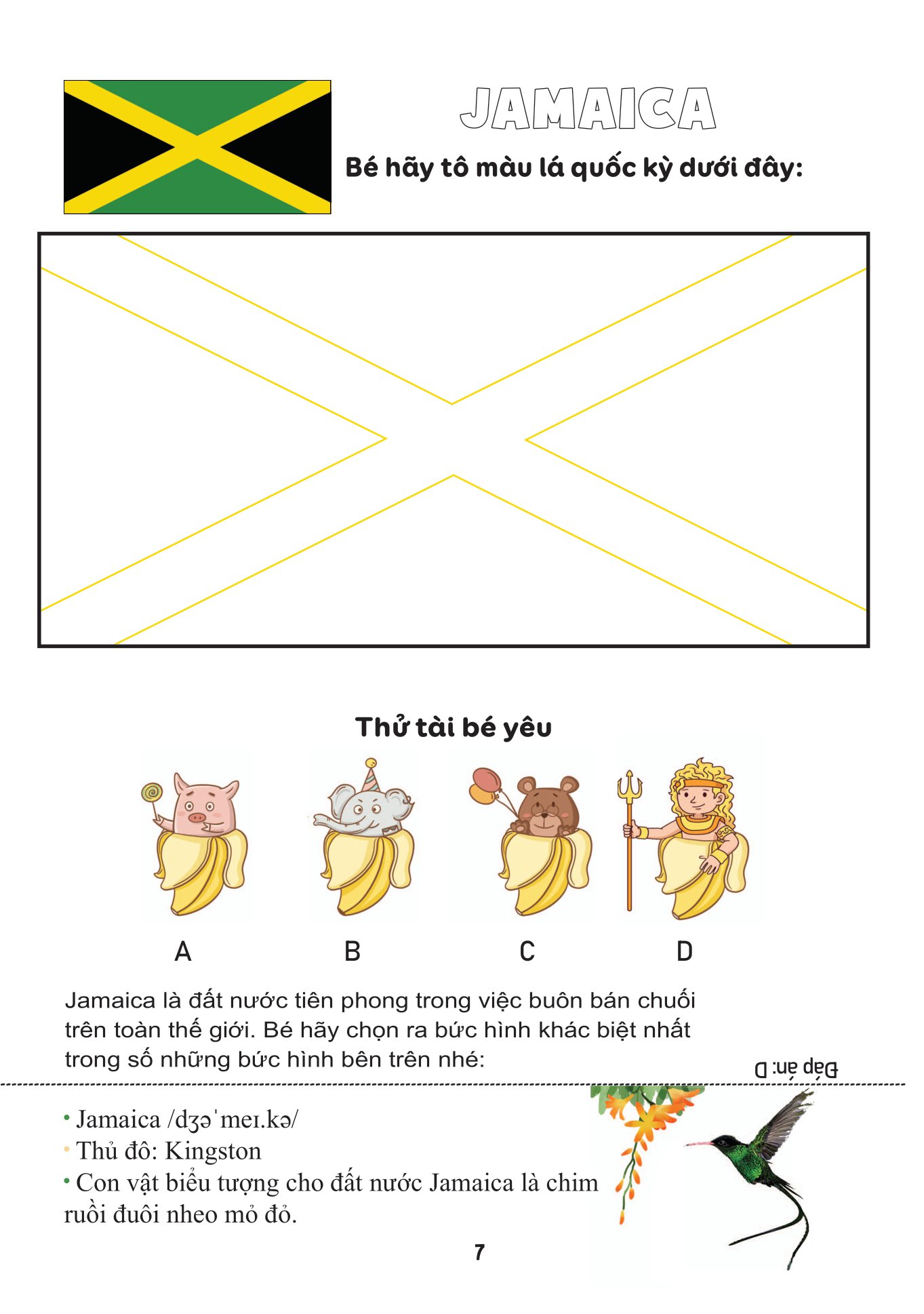 tô màu quốc kỳ - quốc kỳ châu mỹ