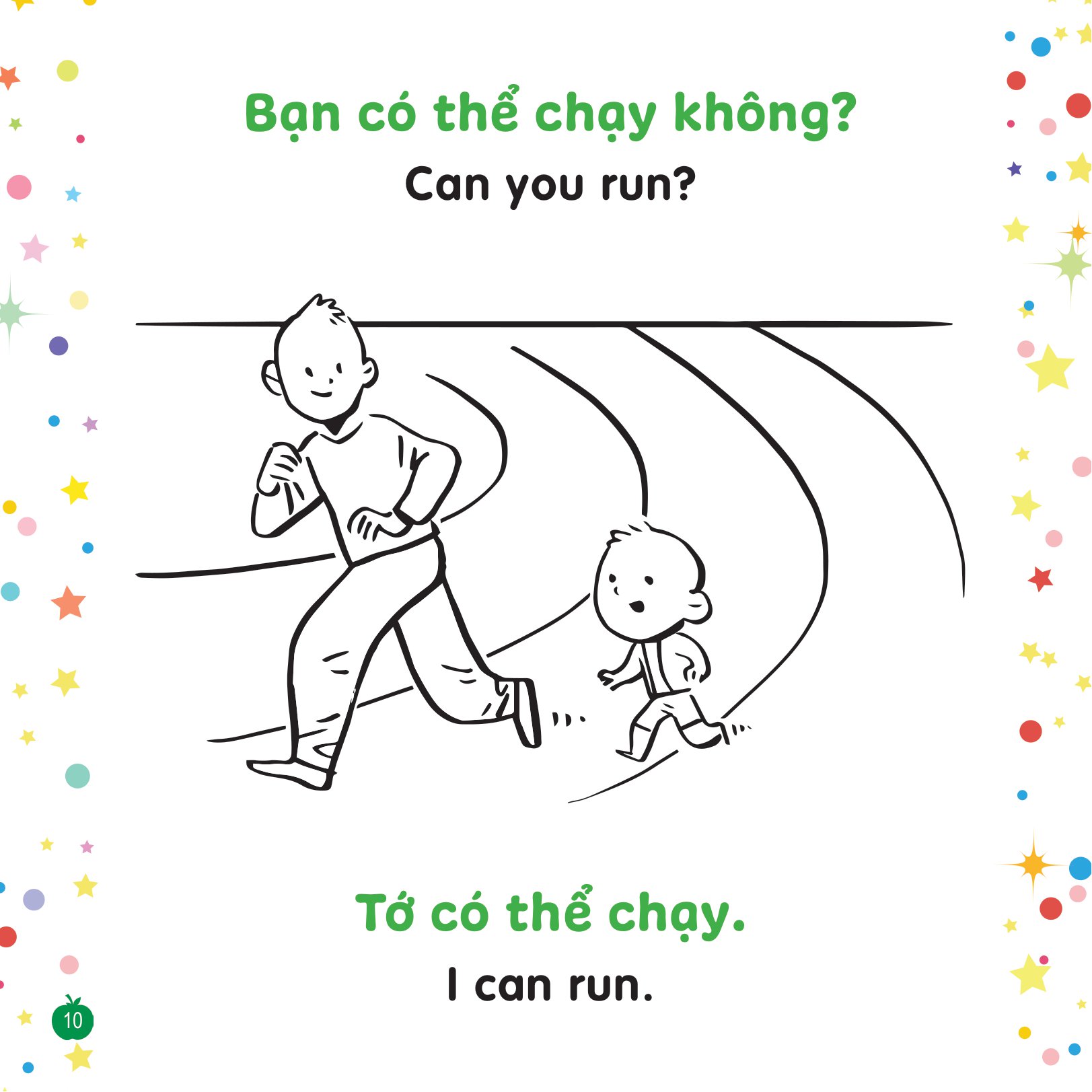 tô màu sáng tạo - bé học tiếng anh - bạn có thể...?