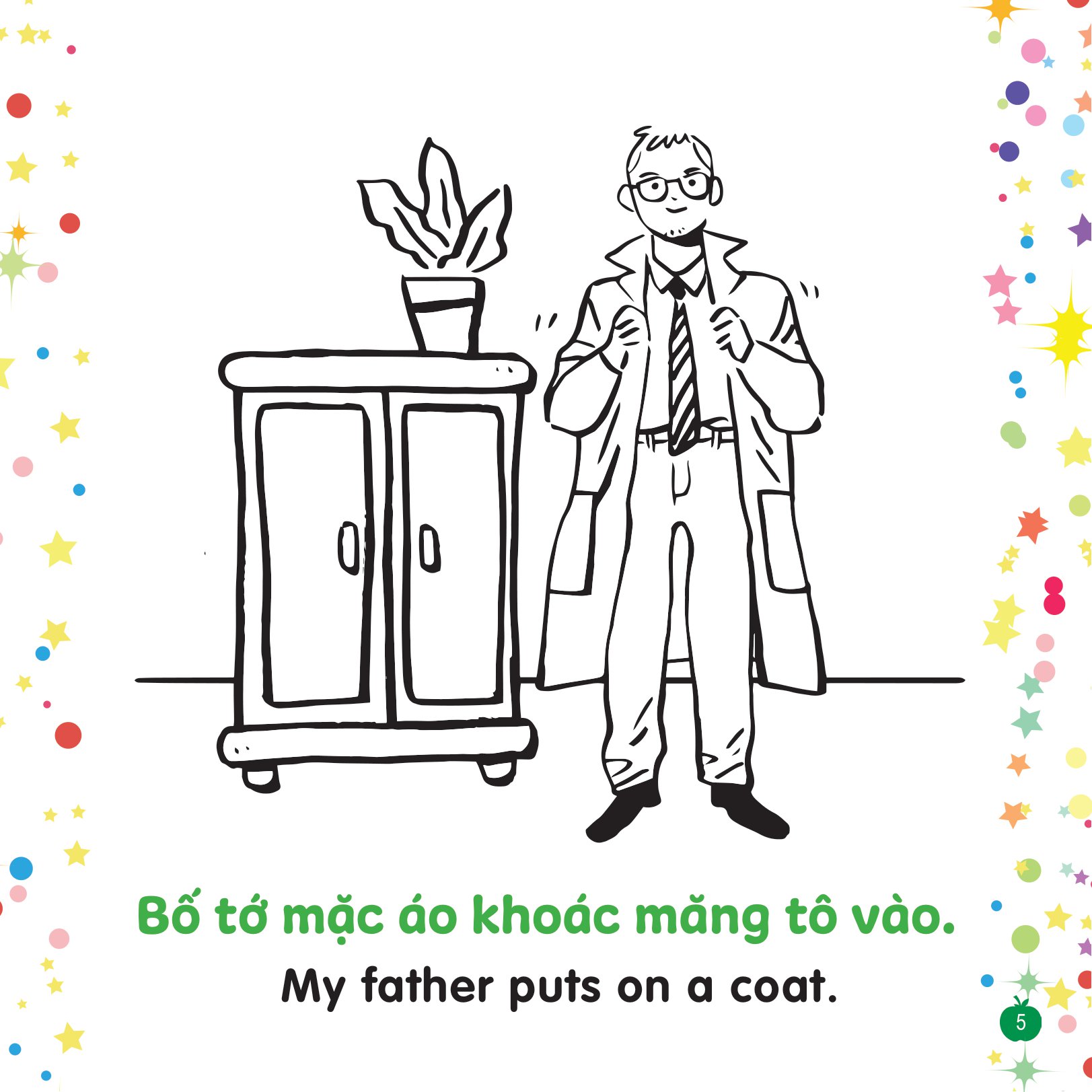 tô màu sáng tạo - bé học tiếng anh - bạn có thể...?