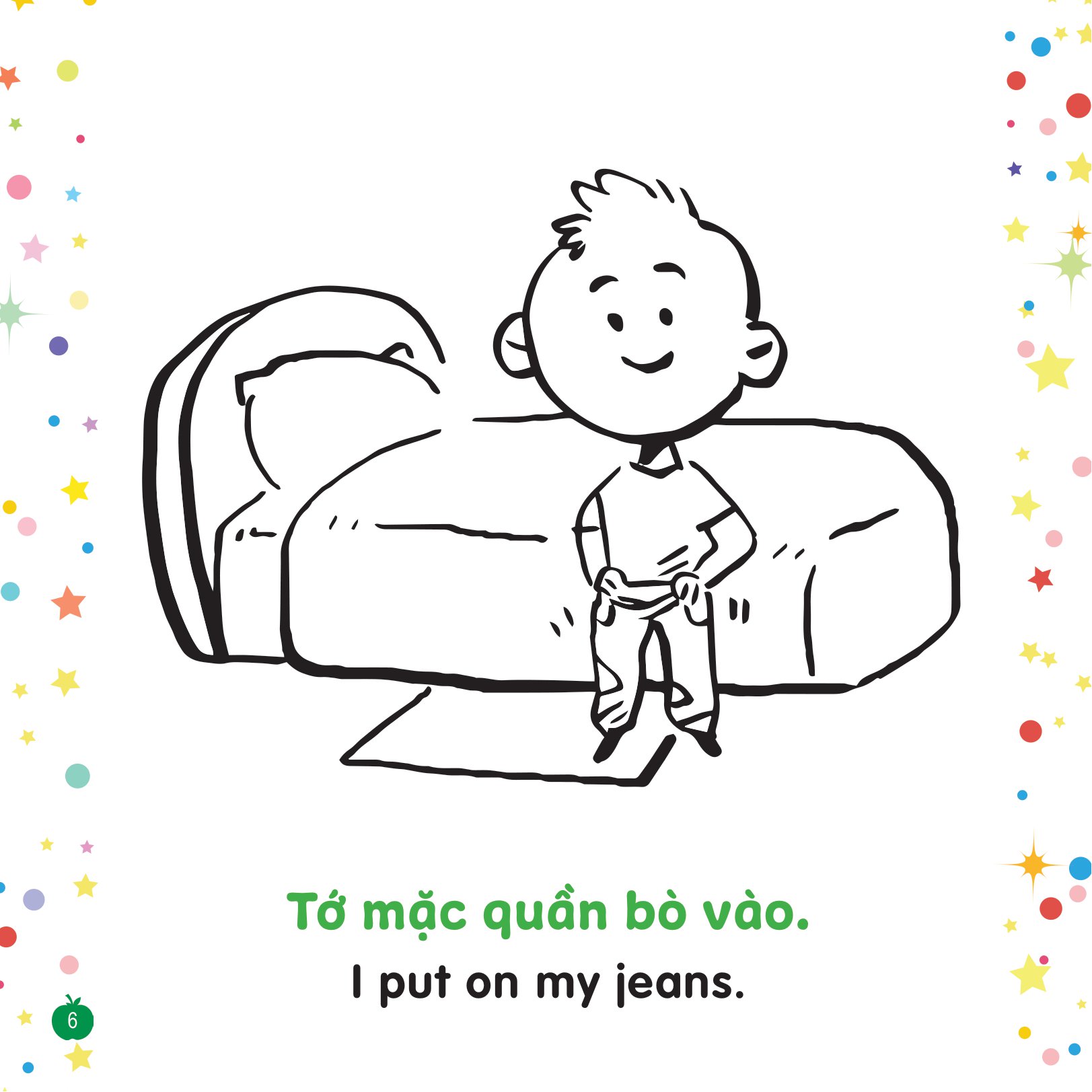 tô màu sáng tạo - bé học tiếng anh - bạn có thể...?