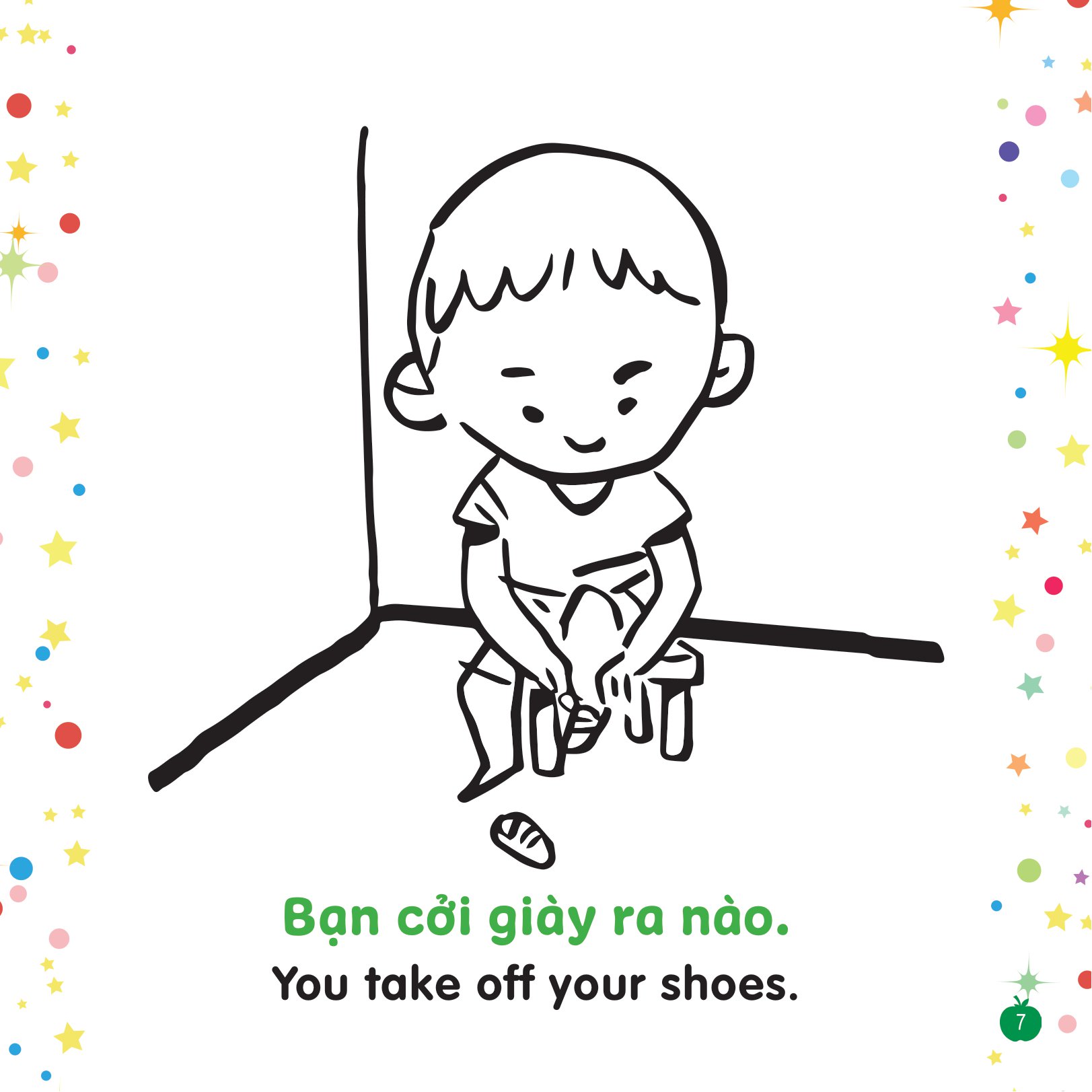 tô màu sáng tạo - bé học tiếng anh - bạn có thể...?