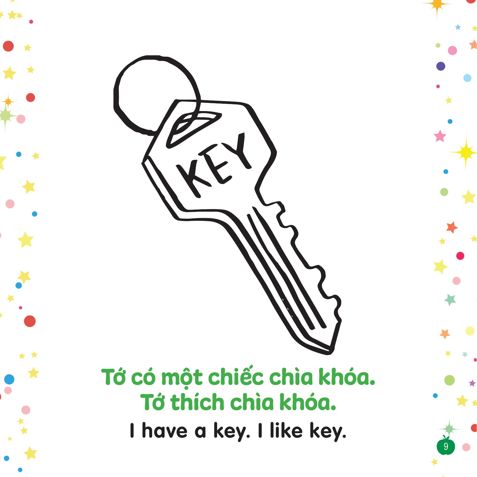 tô màu sáng tạo - bé học tiếng anh - bạn có thể...?