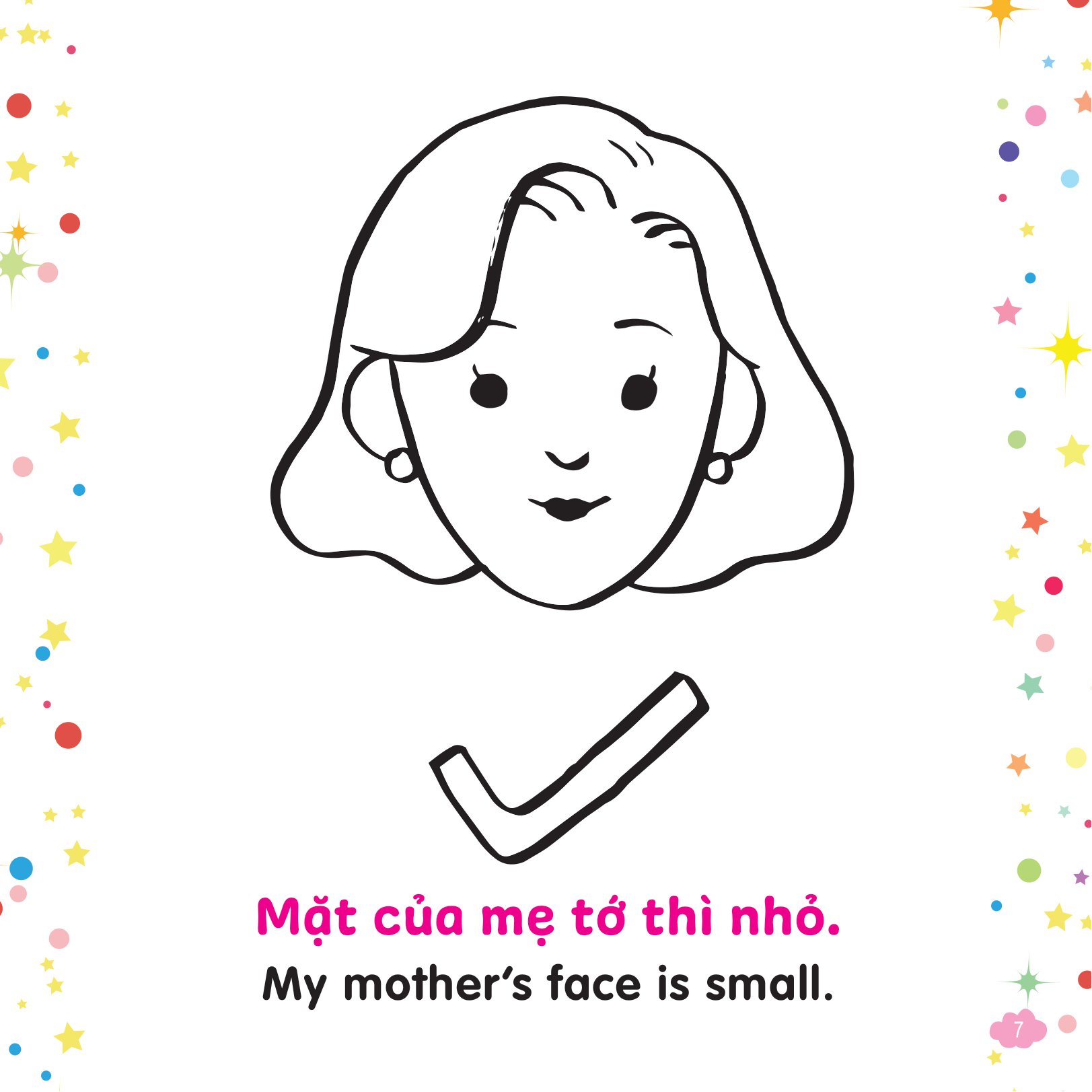 tô màu sáng tạo - bé học tiếng anh - cái gì to hơn nhỉ?