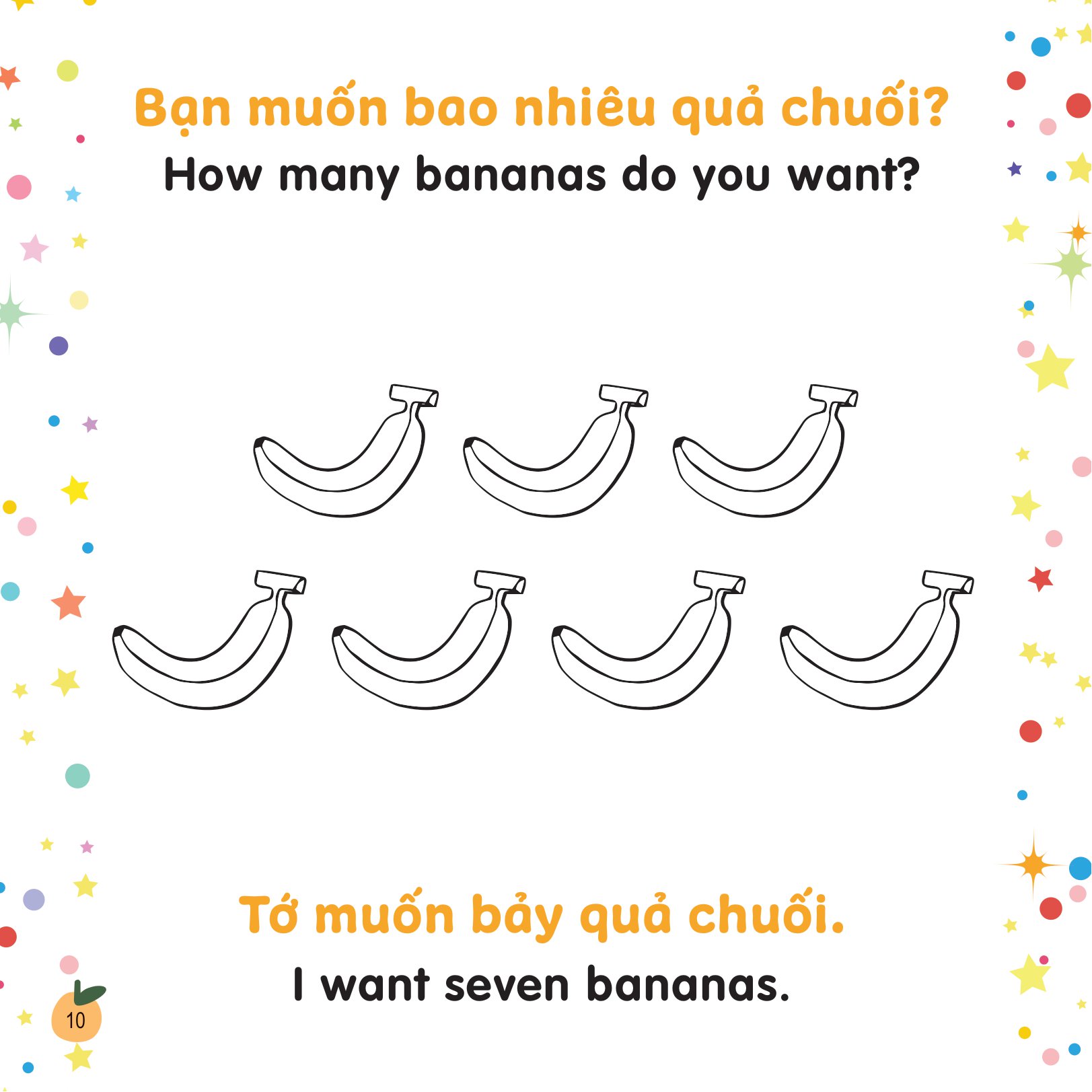 tô màu sáng tạo - bé học tiếng anh - cùng nhau đếm số