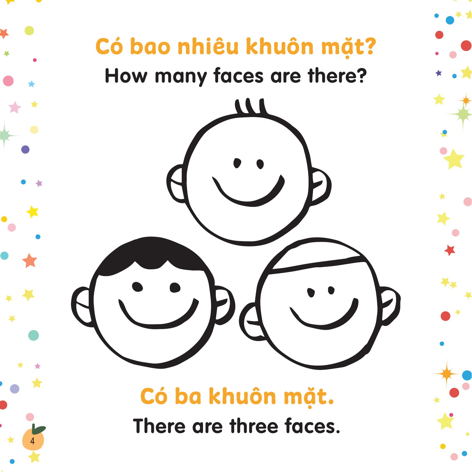 tô màu sáng tạo - bé học tiếng anh - cùng nhau đếm số