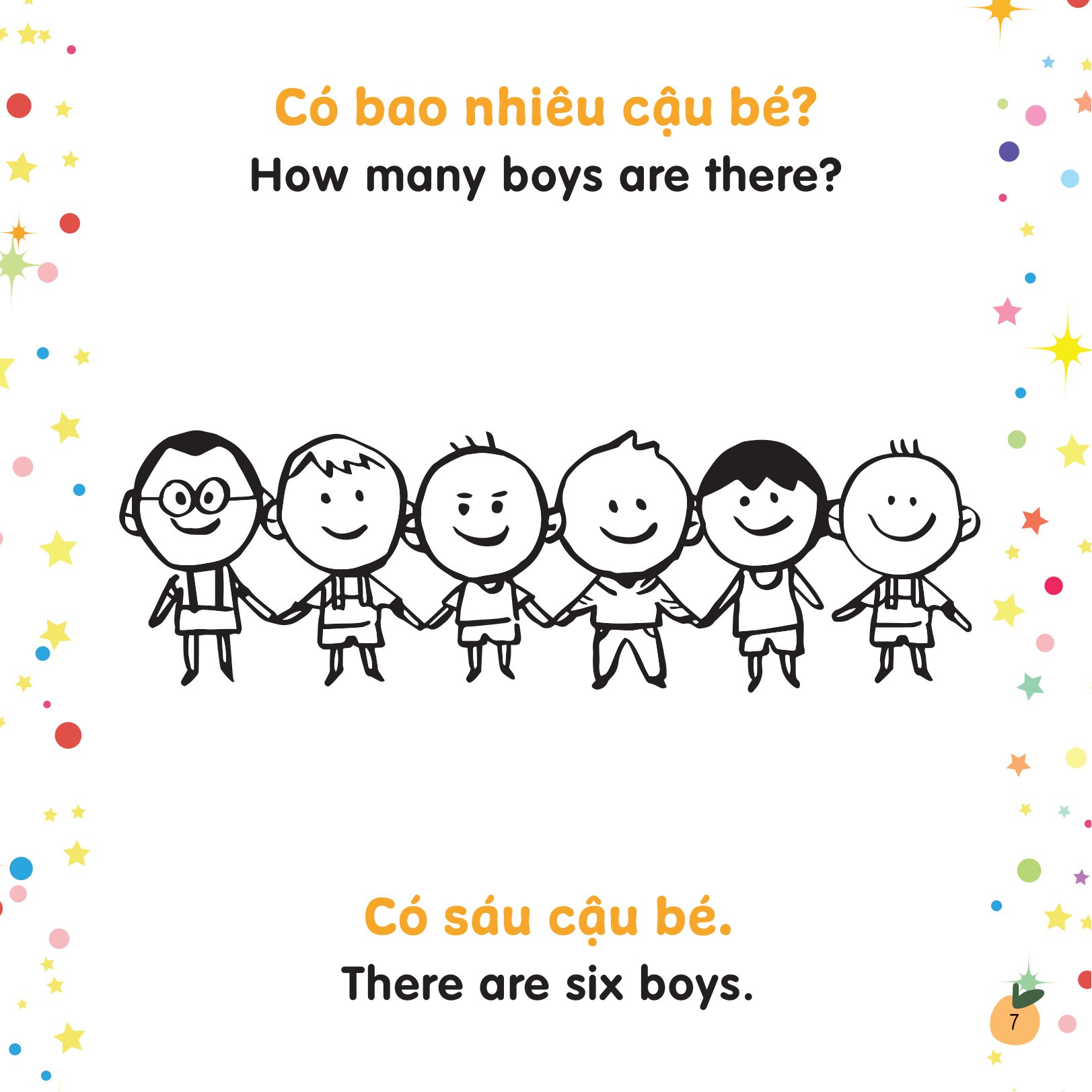 tô màu sáng tạo - bé học tiếng anh - cùng nhau đếm số