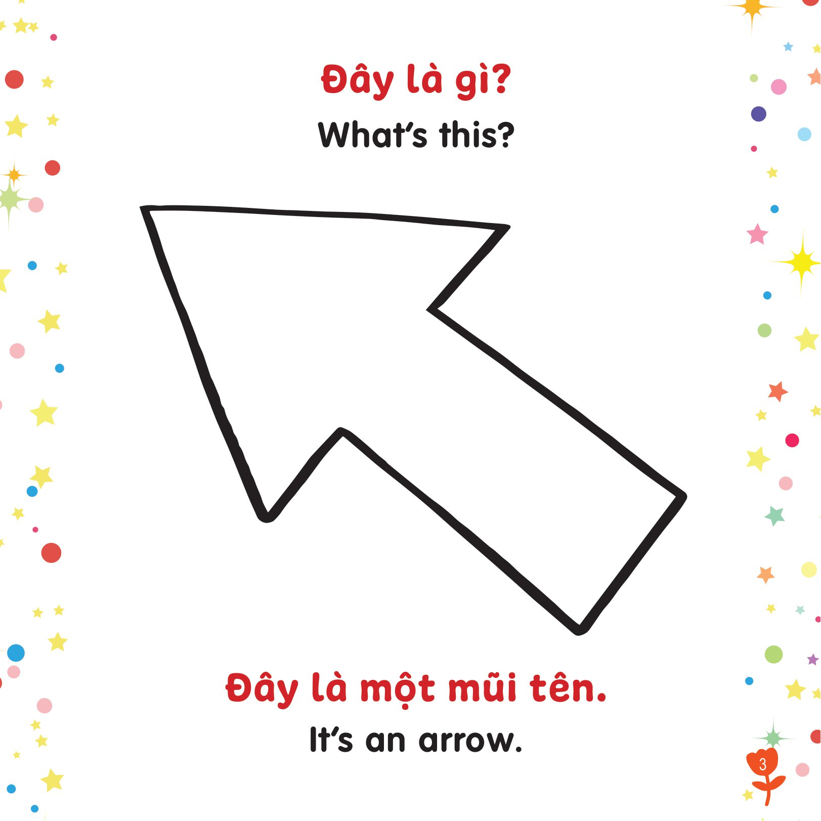 tô màu sáng tạo - bé học tiếng anh - đây là gì?