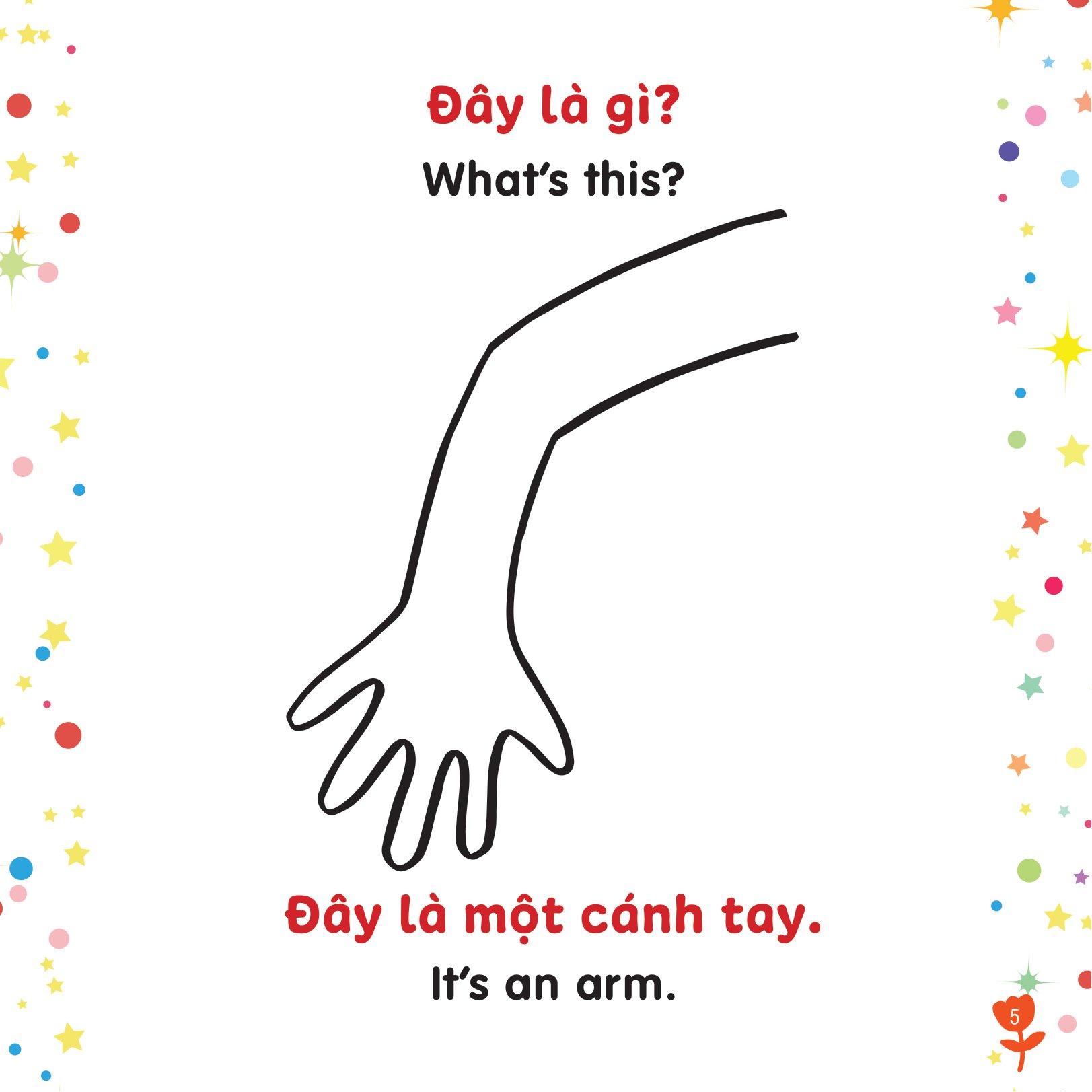 tô màu sáng tạo - bé học tiếng anh - đây là gì?