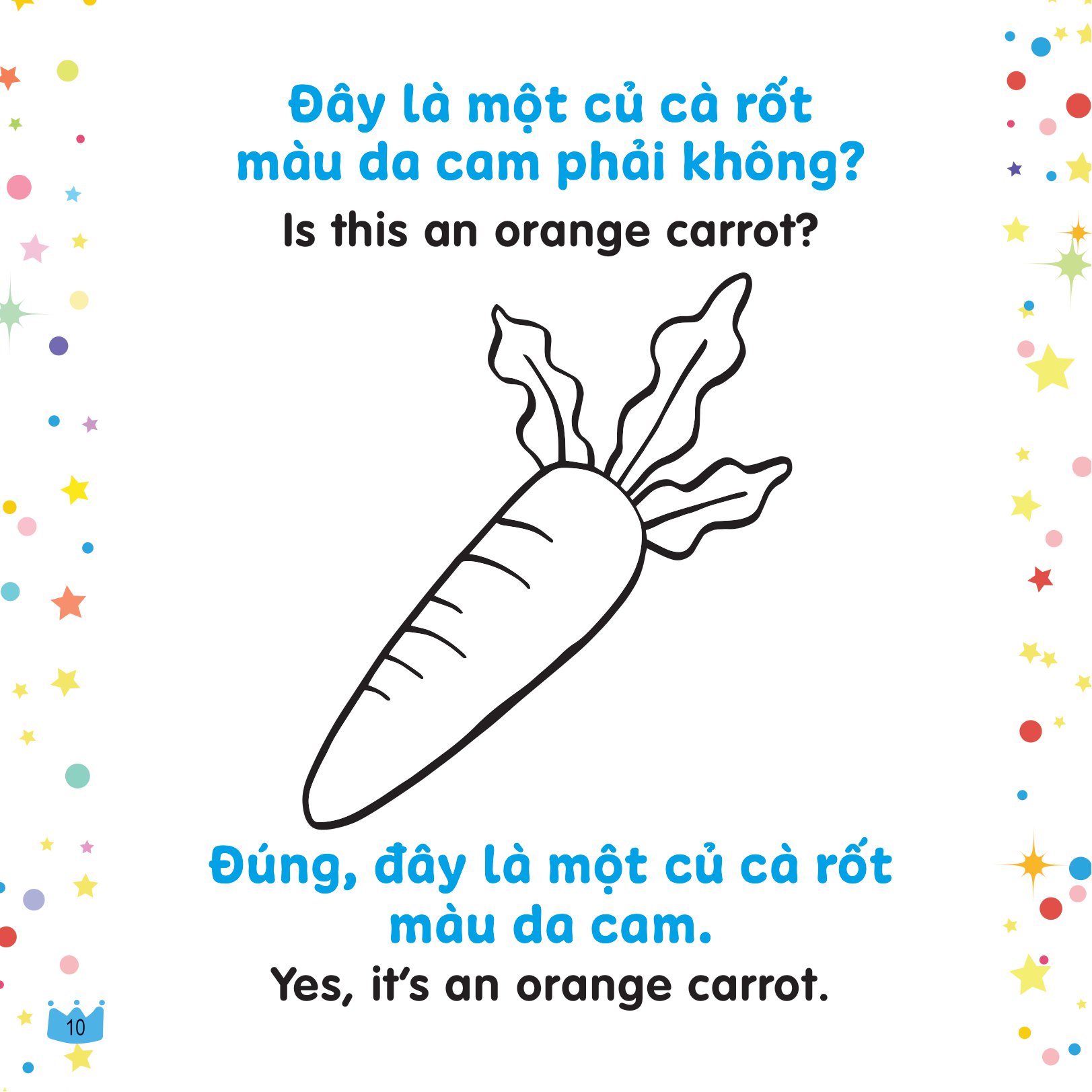 tô màu sáng tạo - bé học tiếng anh - màu gì vậy nhỉ?