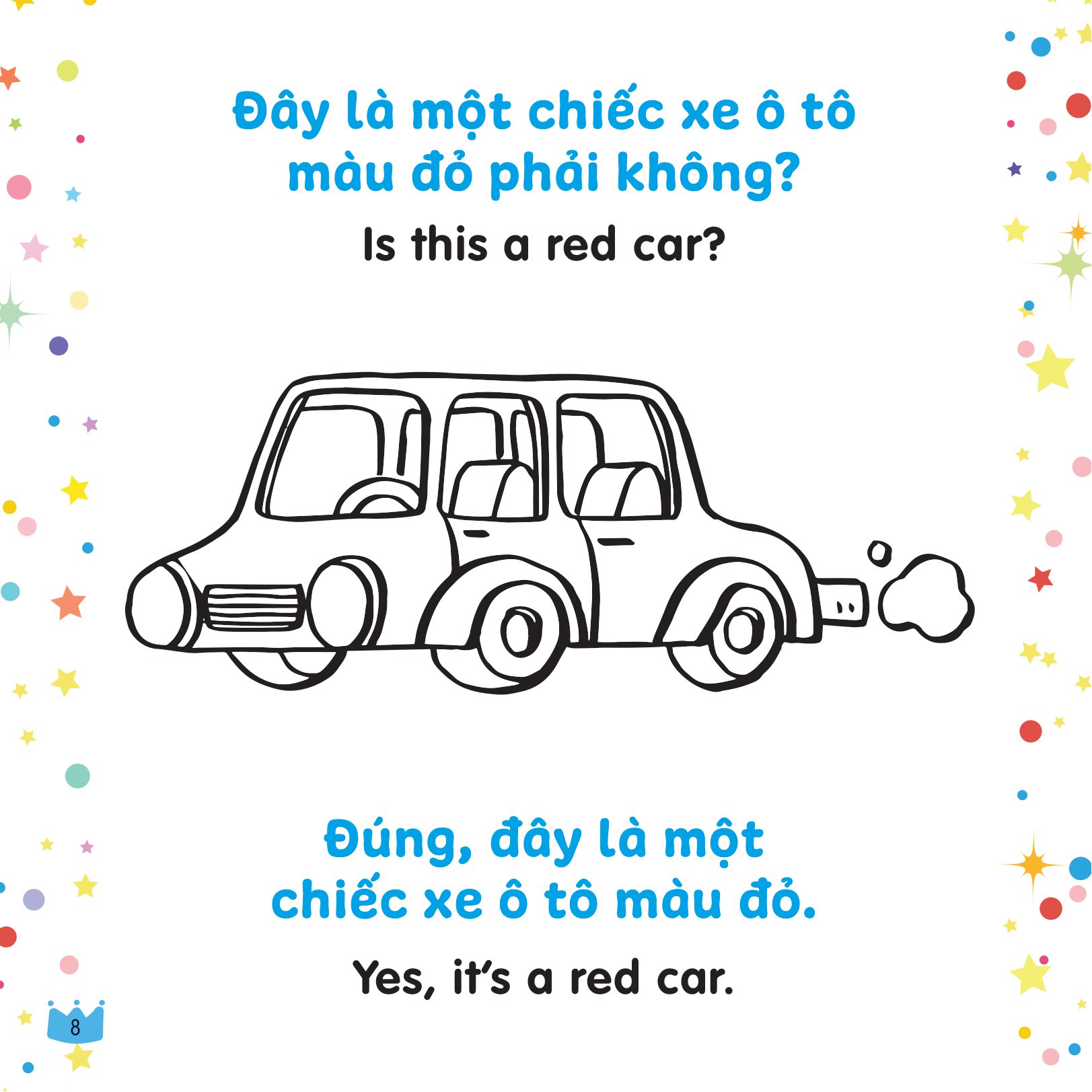 tô màu sáng tạo - bé học tiếng anh - màu gì vậy nhỉ?