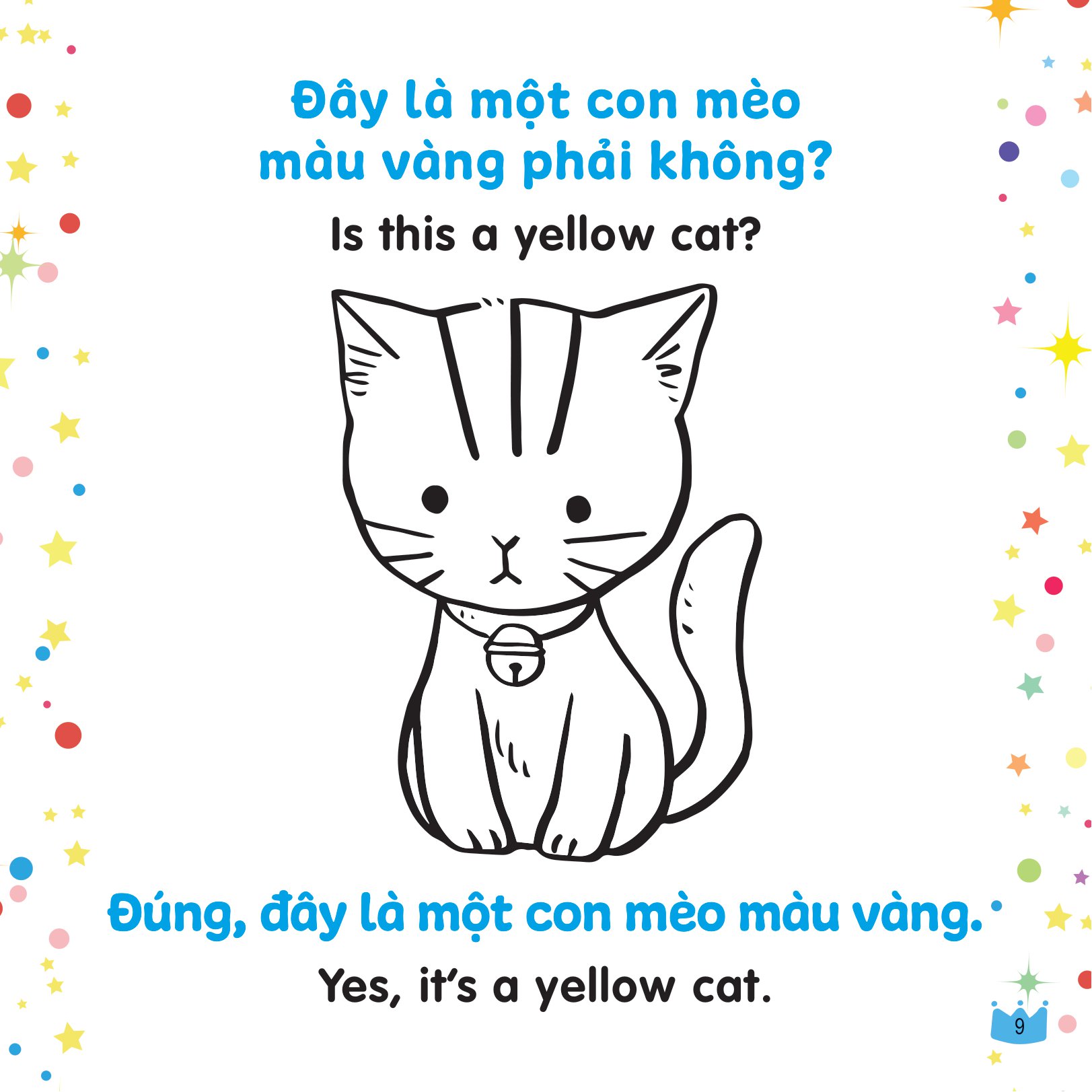 tô màu sáng tạo - bé học tiếng anh - màu gì vậy nhỉ?