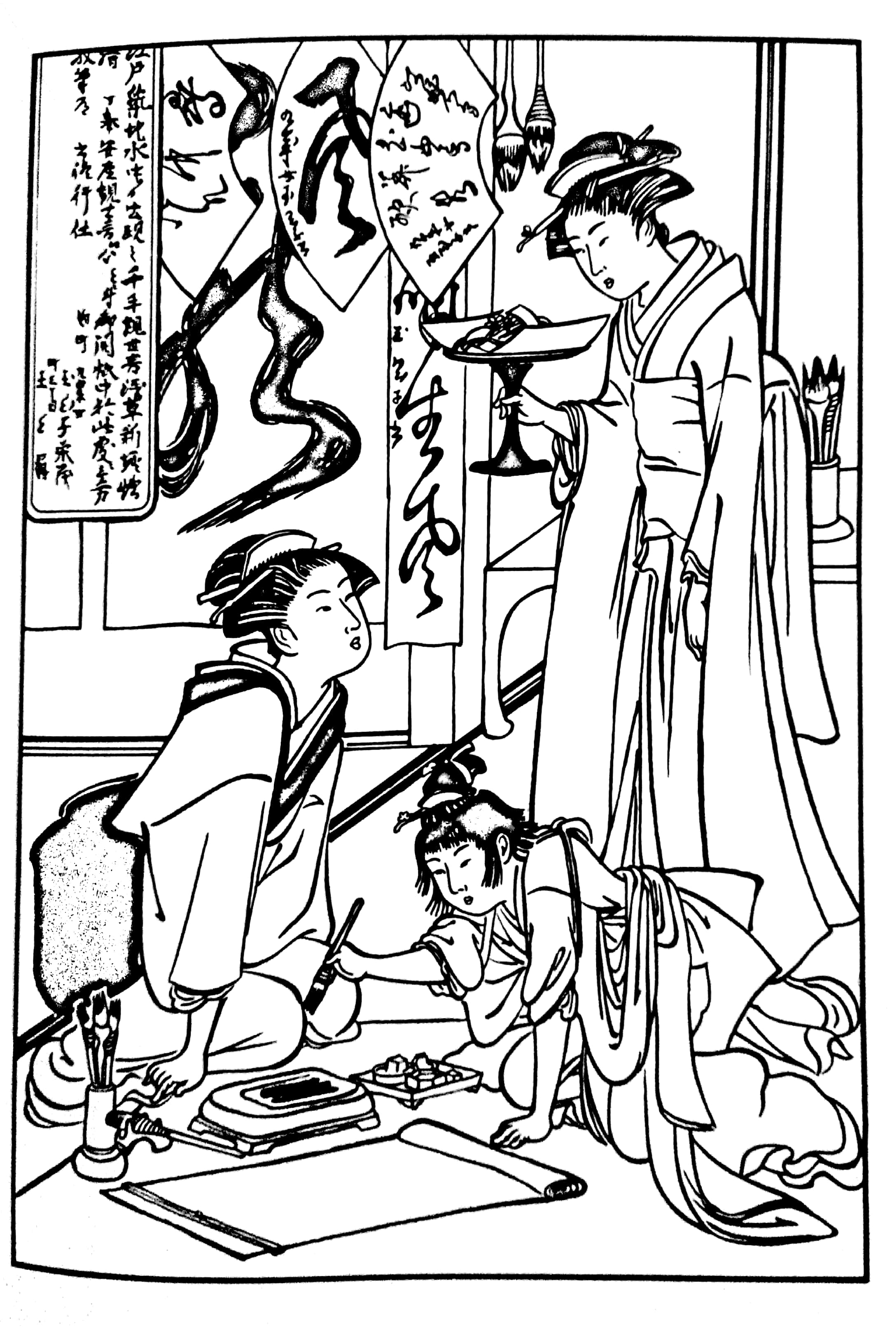 tô màu sáng tạo - phong cách nhật